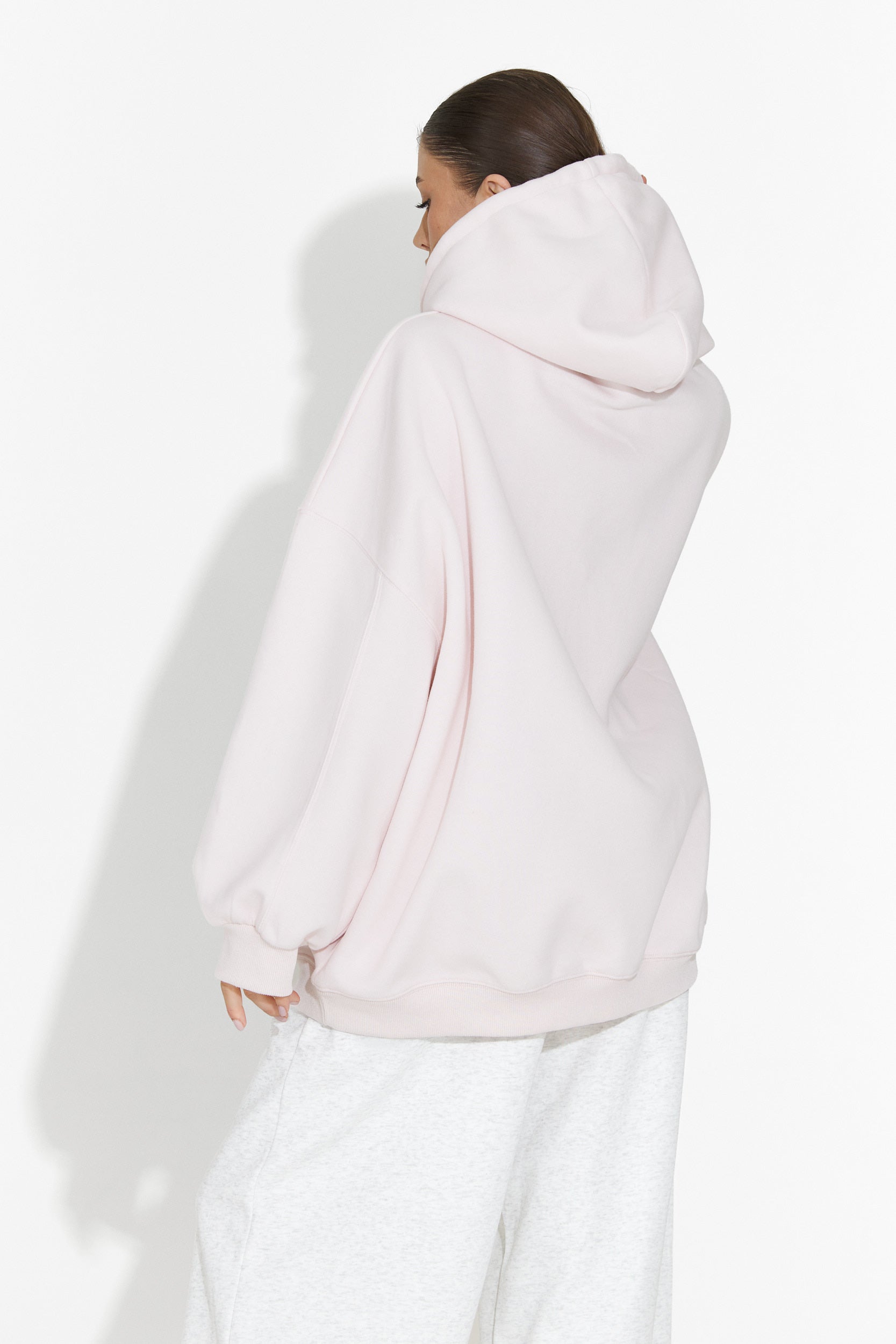 Noblesa Bogas Kényelmes Rózsaszín Női Kapucnis Pulóver