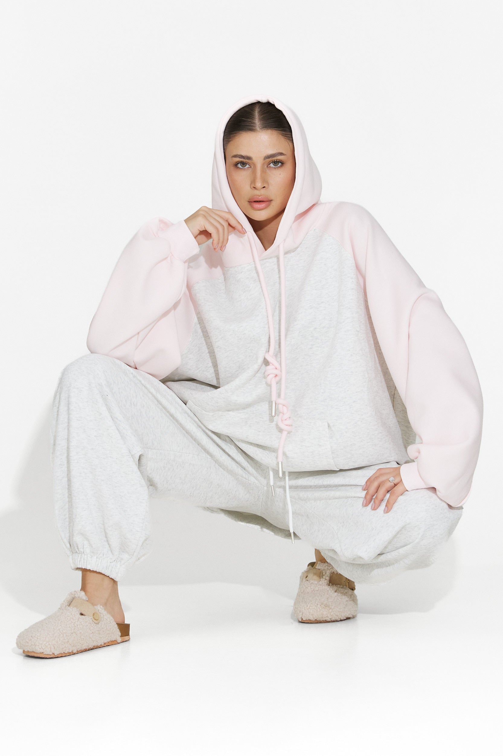 Laza rózsaszín hölgy pulóver Tavric Bogas