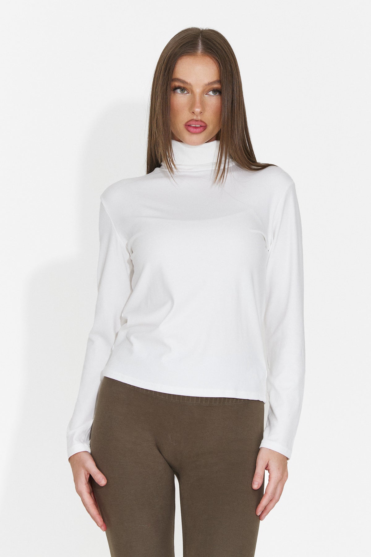 Helanca casual alba Grunliza Bogas