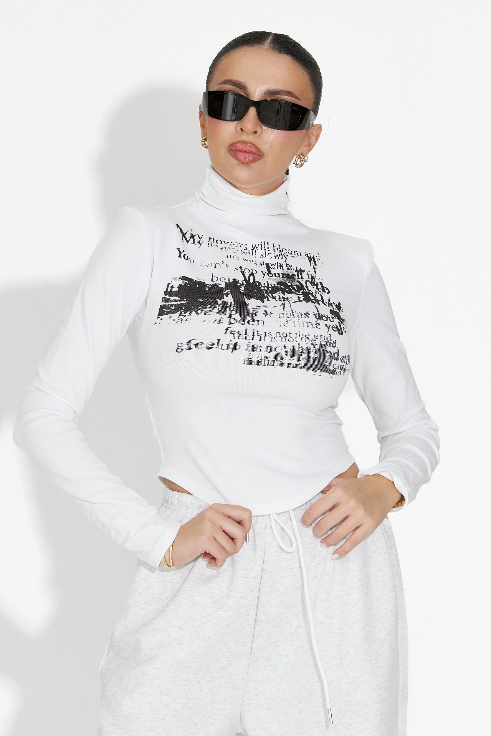 Fenalya Bogas Fehér Hétköznapi Női Pulóver