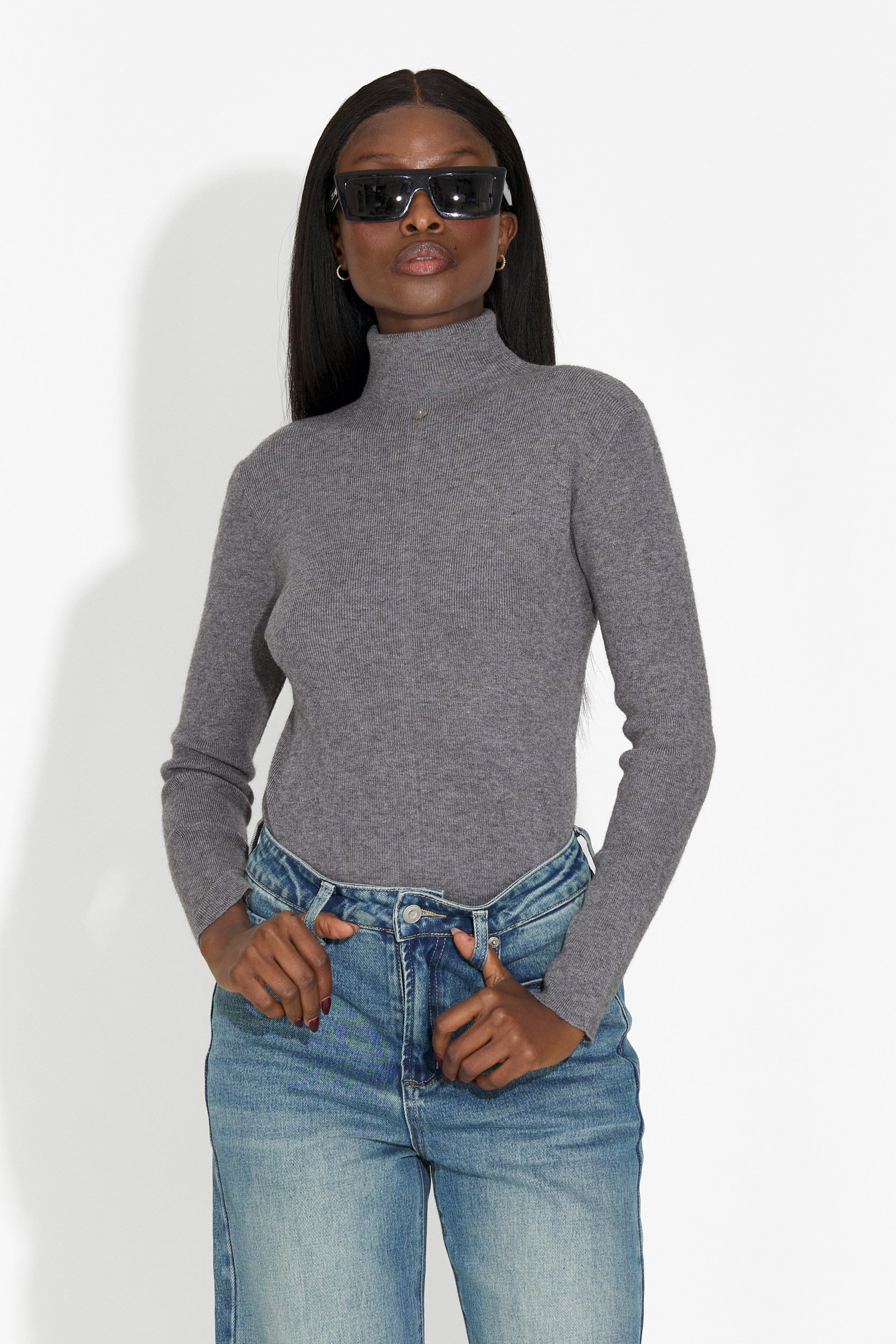 Invera Bogas Casual Szürke Női Pulóver