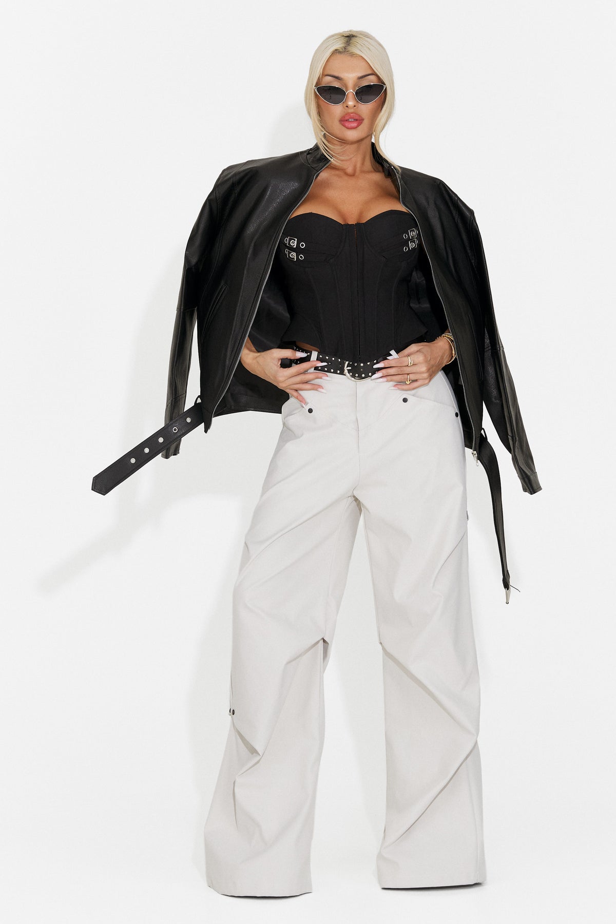Jacheta casual neagra Glotonia Bogas
