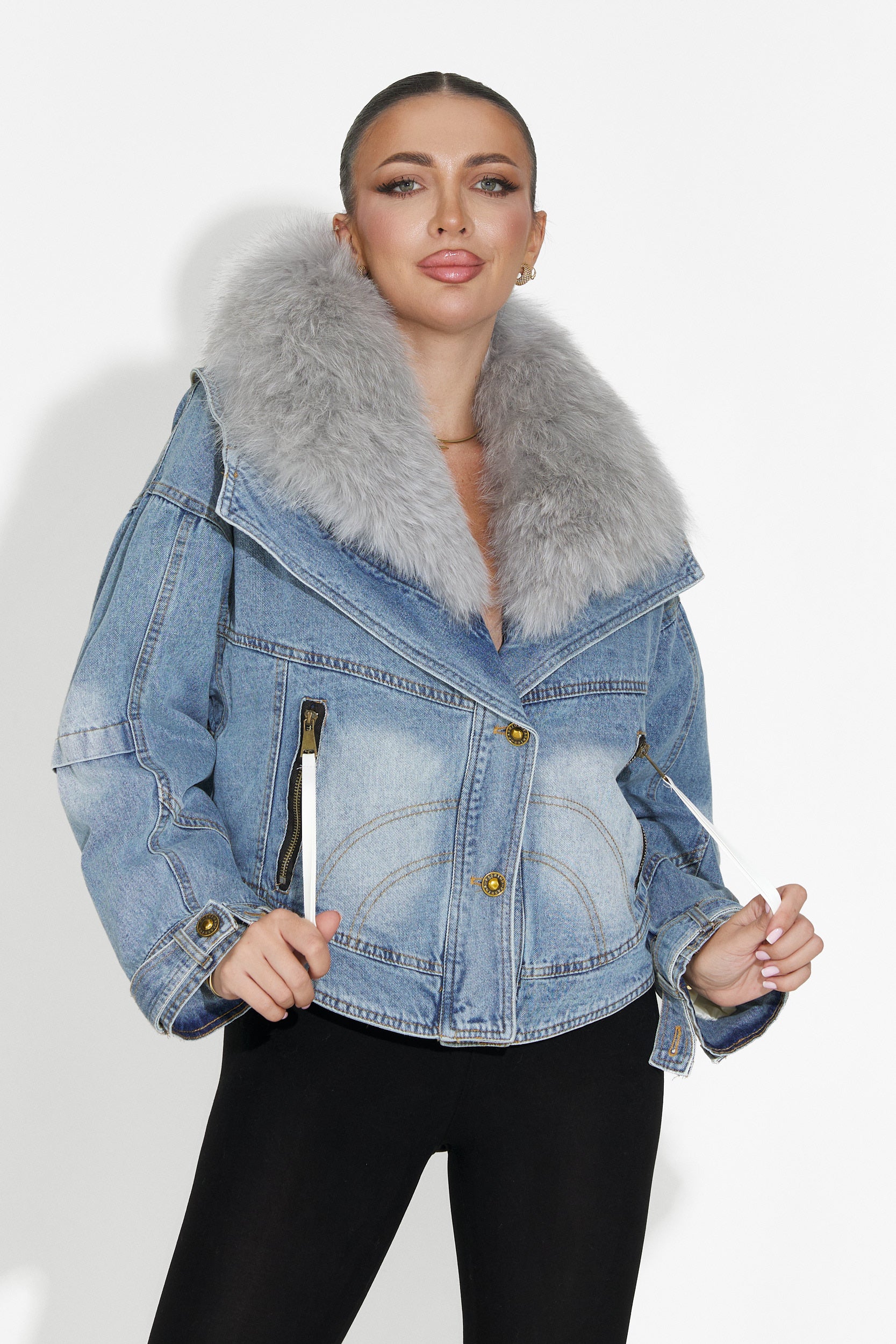 Tarnia Bogas Kék Női Dzseki