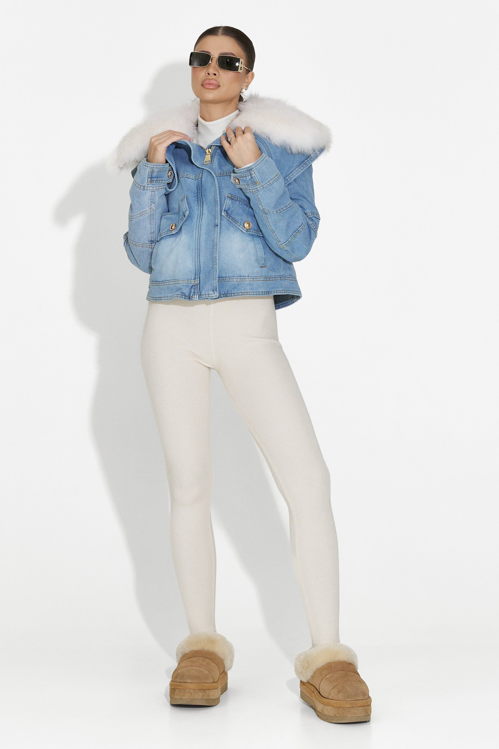 Veliora Bogas Kék Női Dzseki