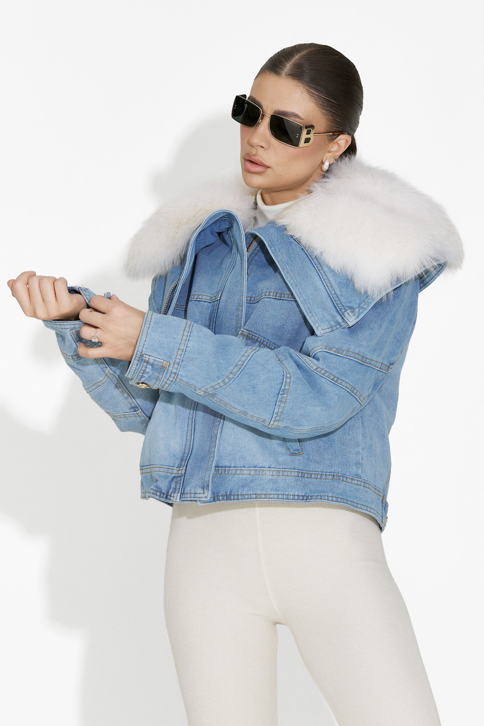 Veliora Bogas Kék Női Dzseki