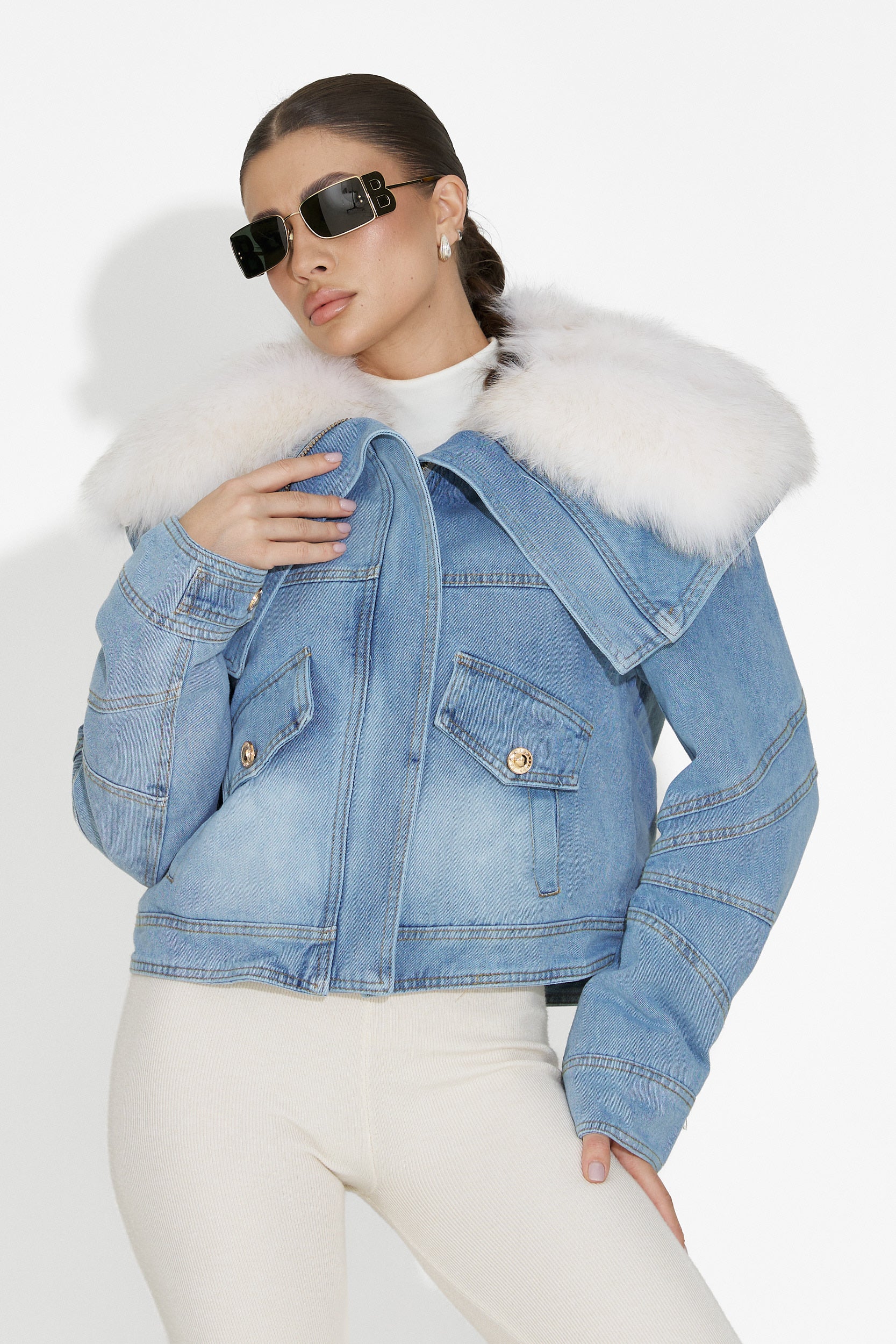 Veliora Bogas Kék Női Dzseki