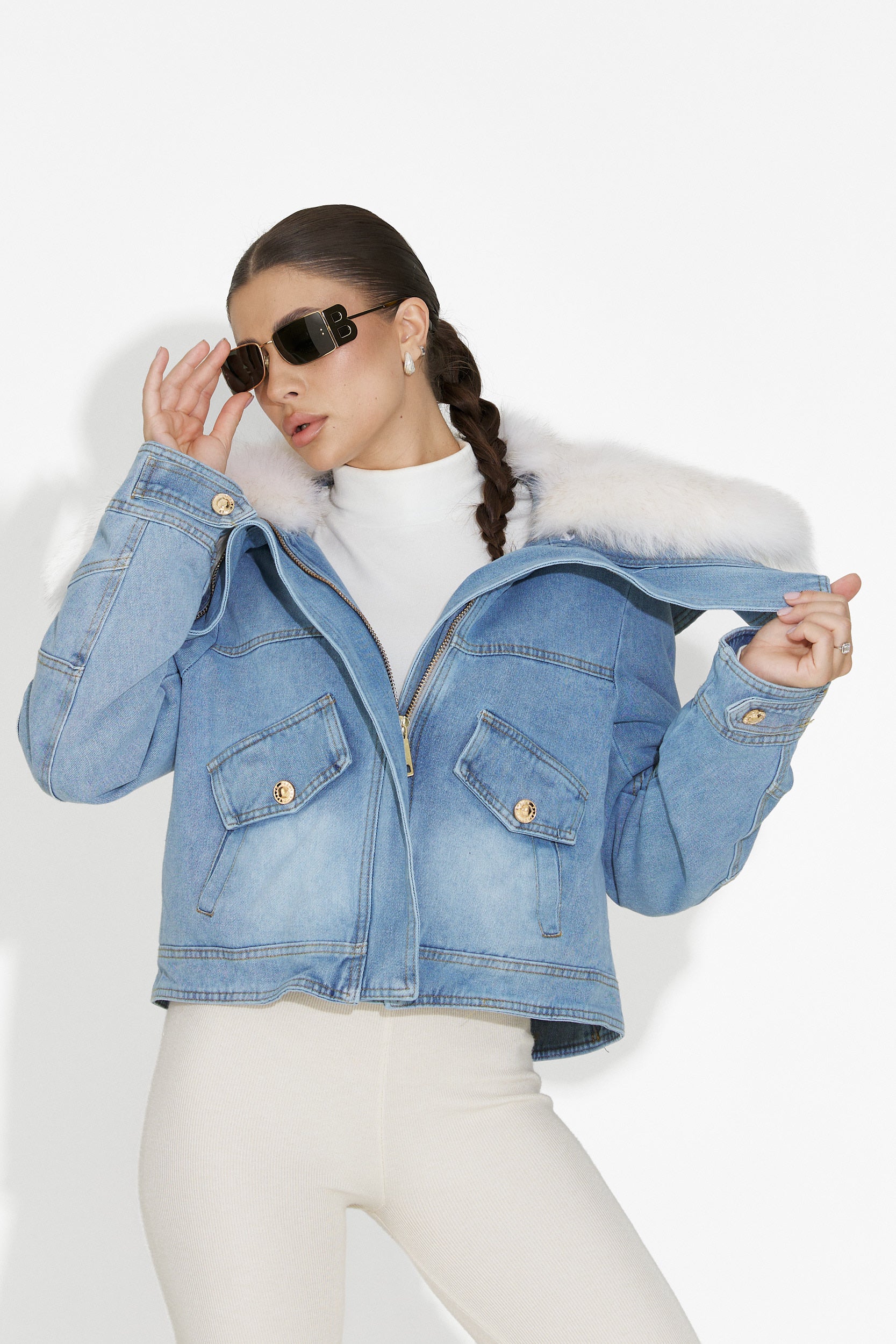 Veliora Bogas Kék Női Dzseki