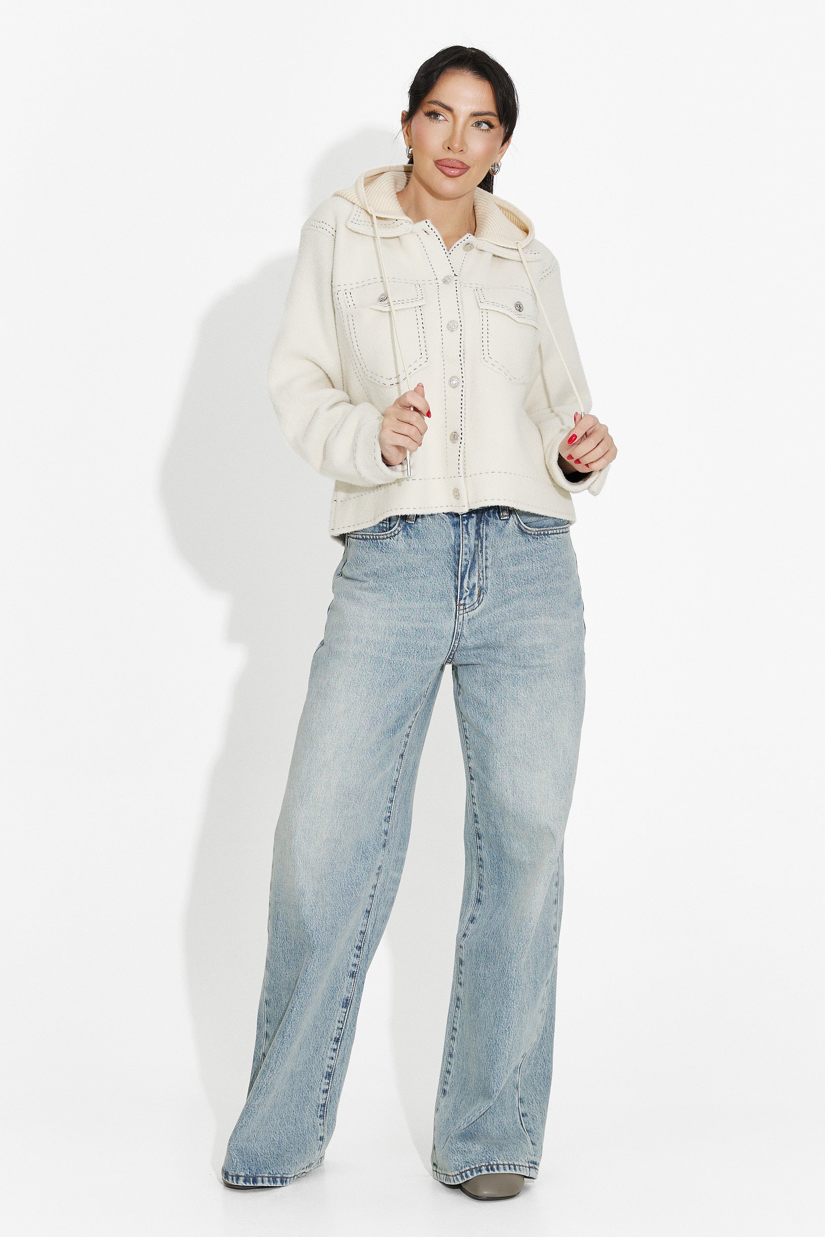 Női alkalmi bézs dzseki Mirtha Bogas