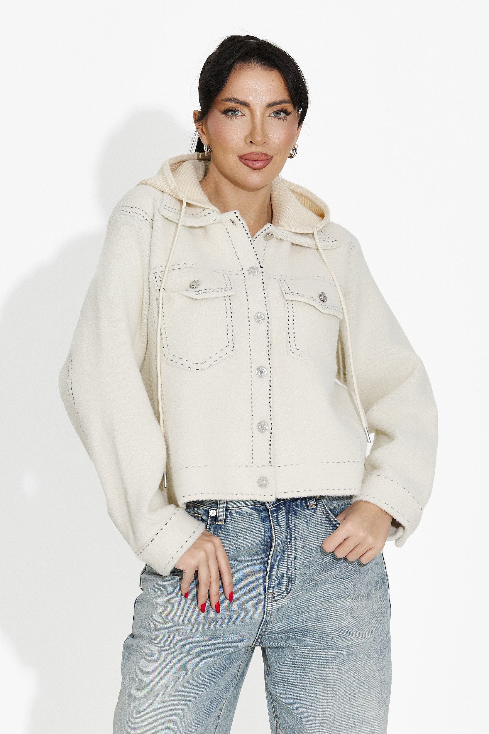 Női alkalmi bézs dzseki Mirtha Bogas