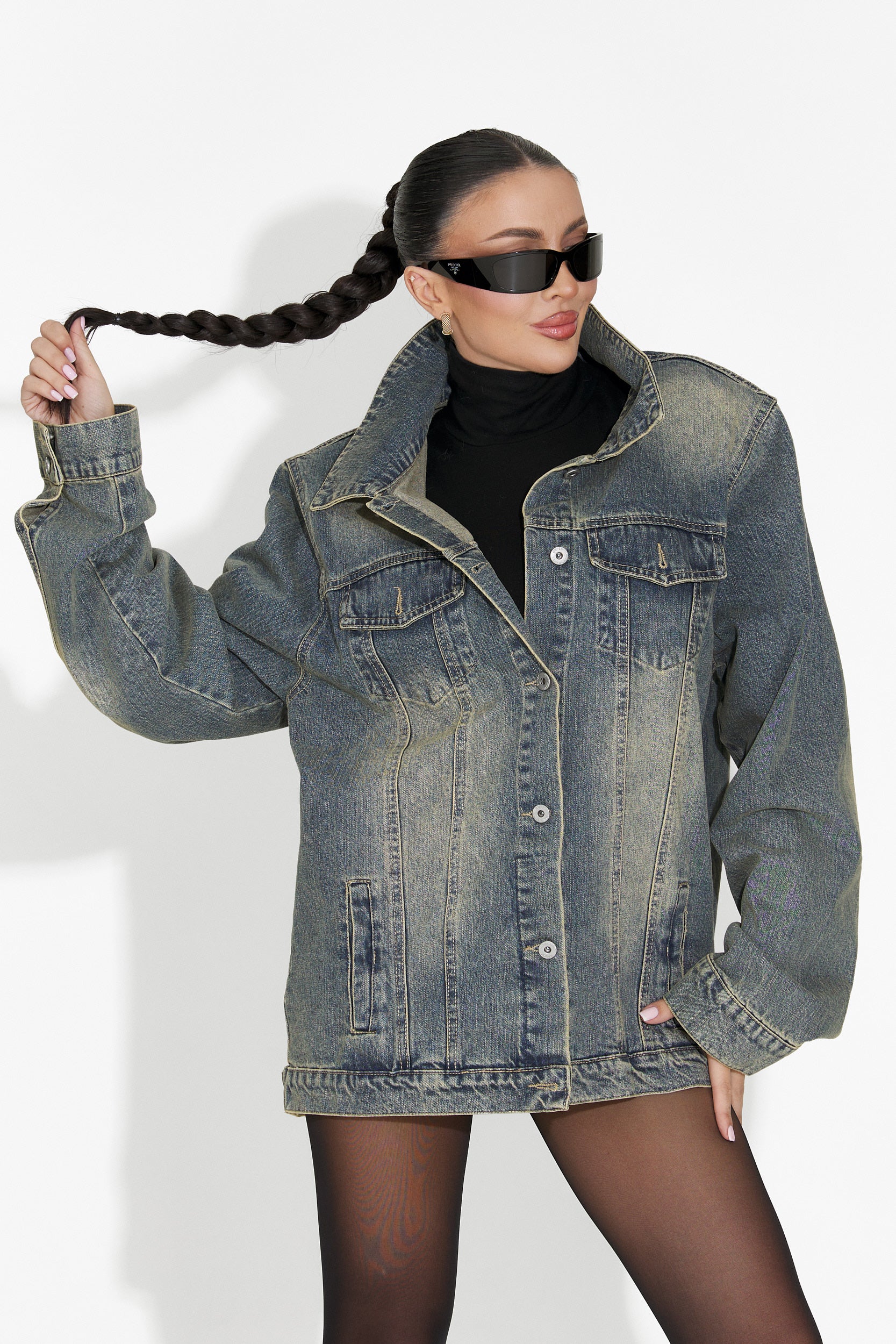 Hazelia Bogas Kék Női Hétköznapi Dzseki