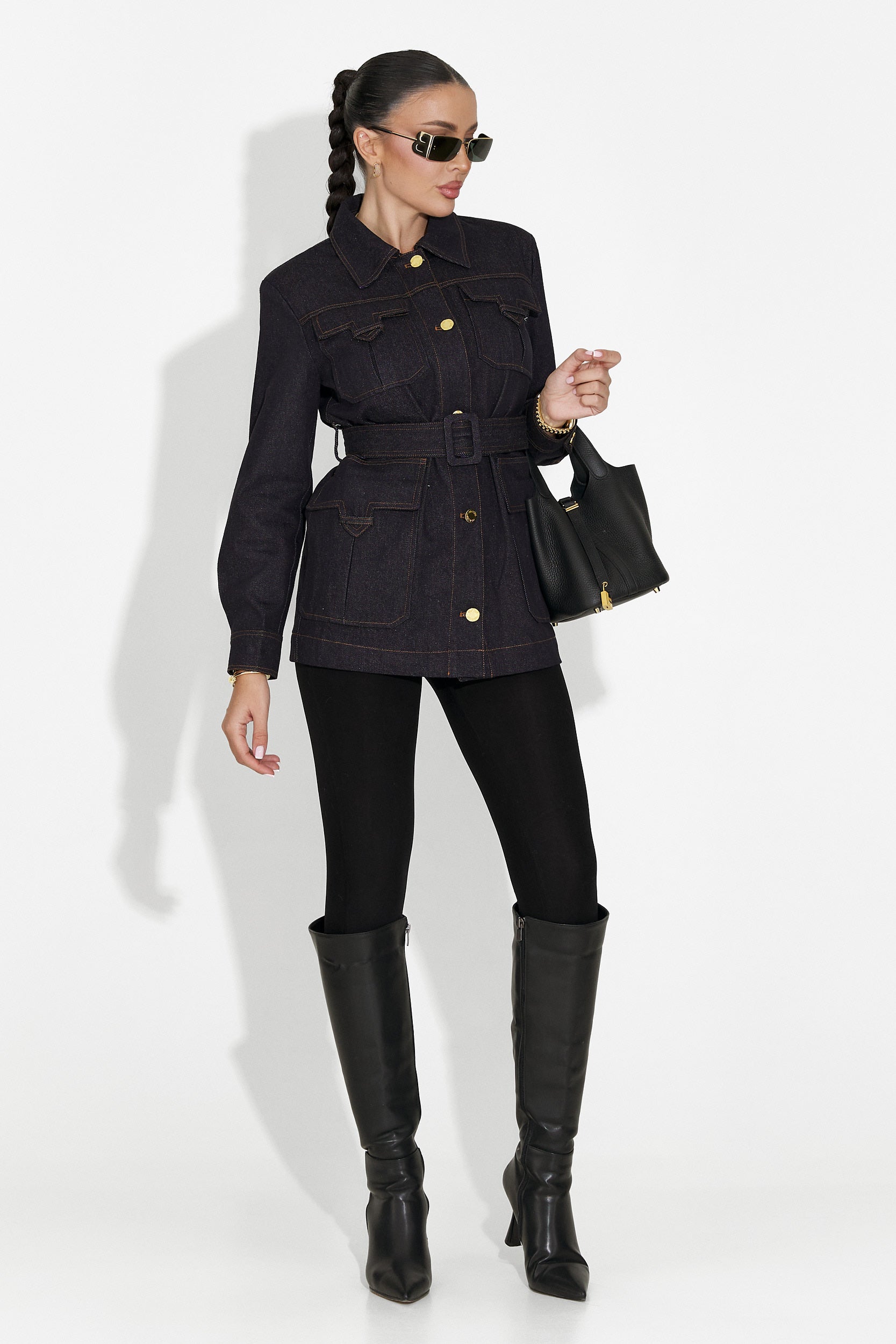 Nimora Bogas Tengerészkék Lazac Női Dzseki