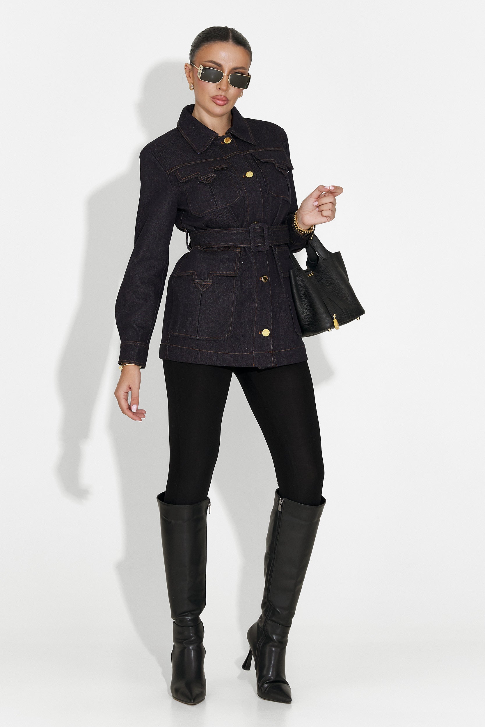 Nimora Bogas Tengerészkék Lazac Női Dzseki