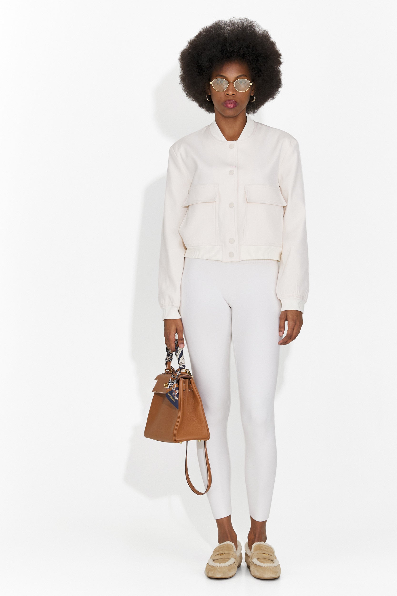 Női alkalmi krémszínű dzseki Cataleia Bogas