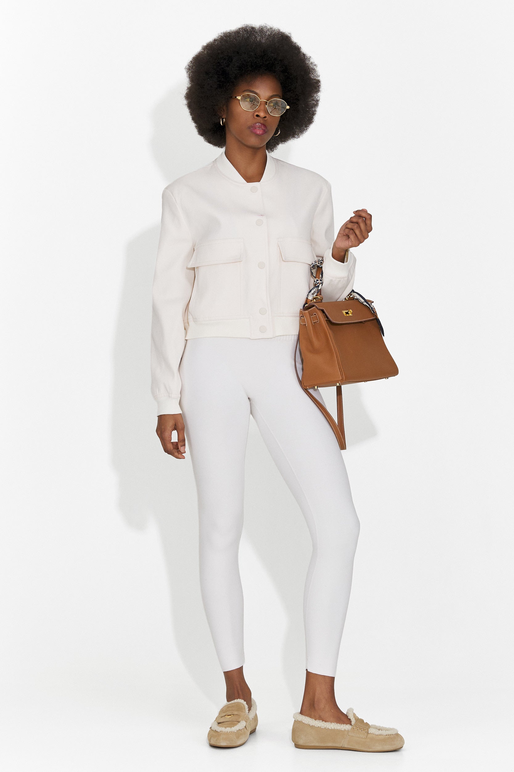 Női alkalmi krémszínű dzseki Cataleia Bogas