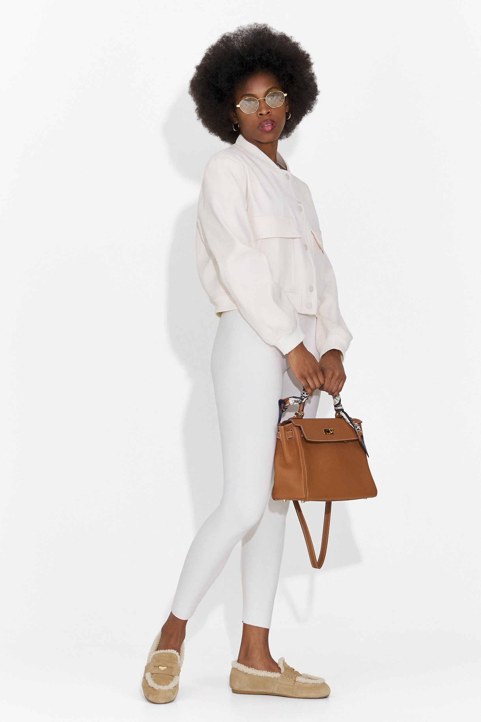 Női alkalmi krémszínű dzseki Cataleia Bogas