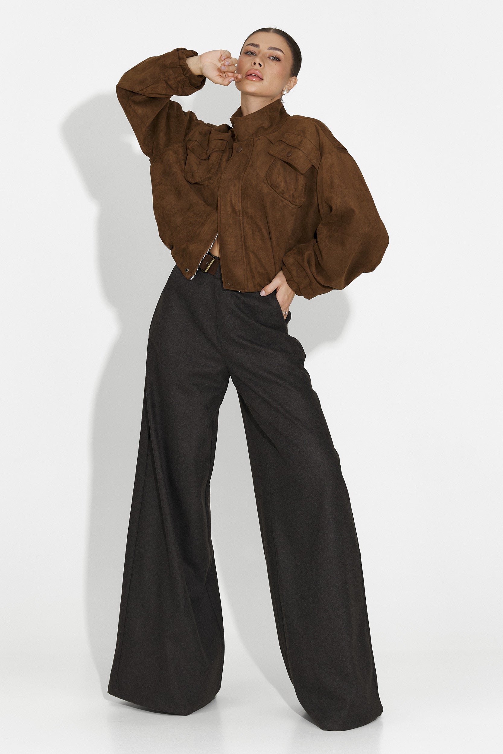 Trinidad Bogas Hétköznapi Barna Női Dzseki