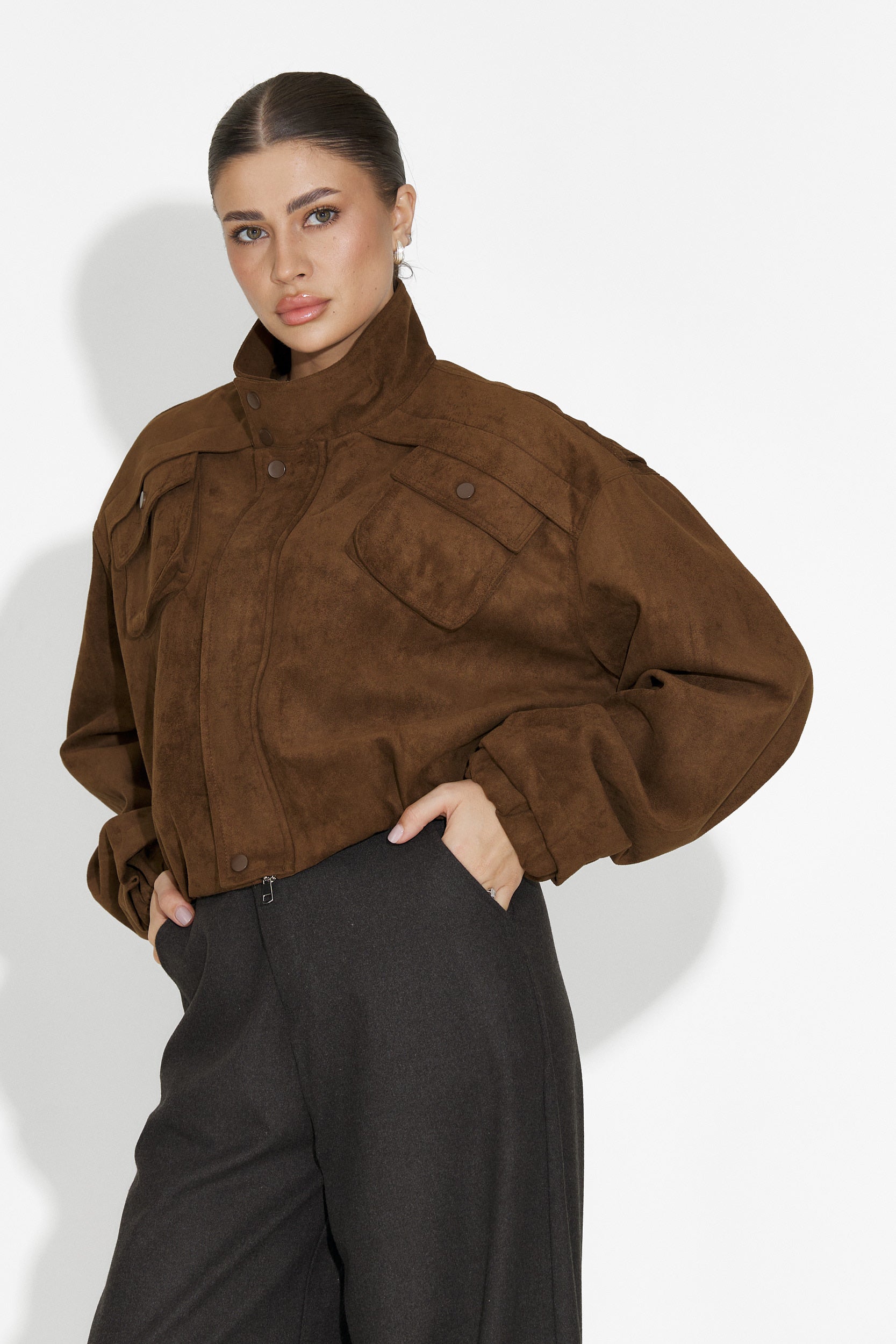 Trinidad Bogas Hétköznapi Barna Női Dzseki