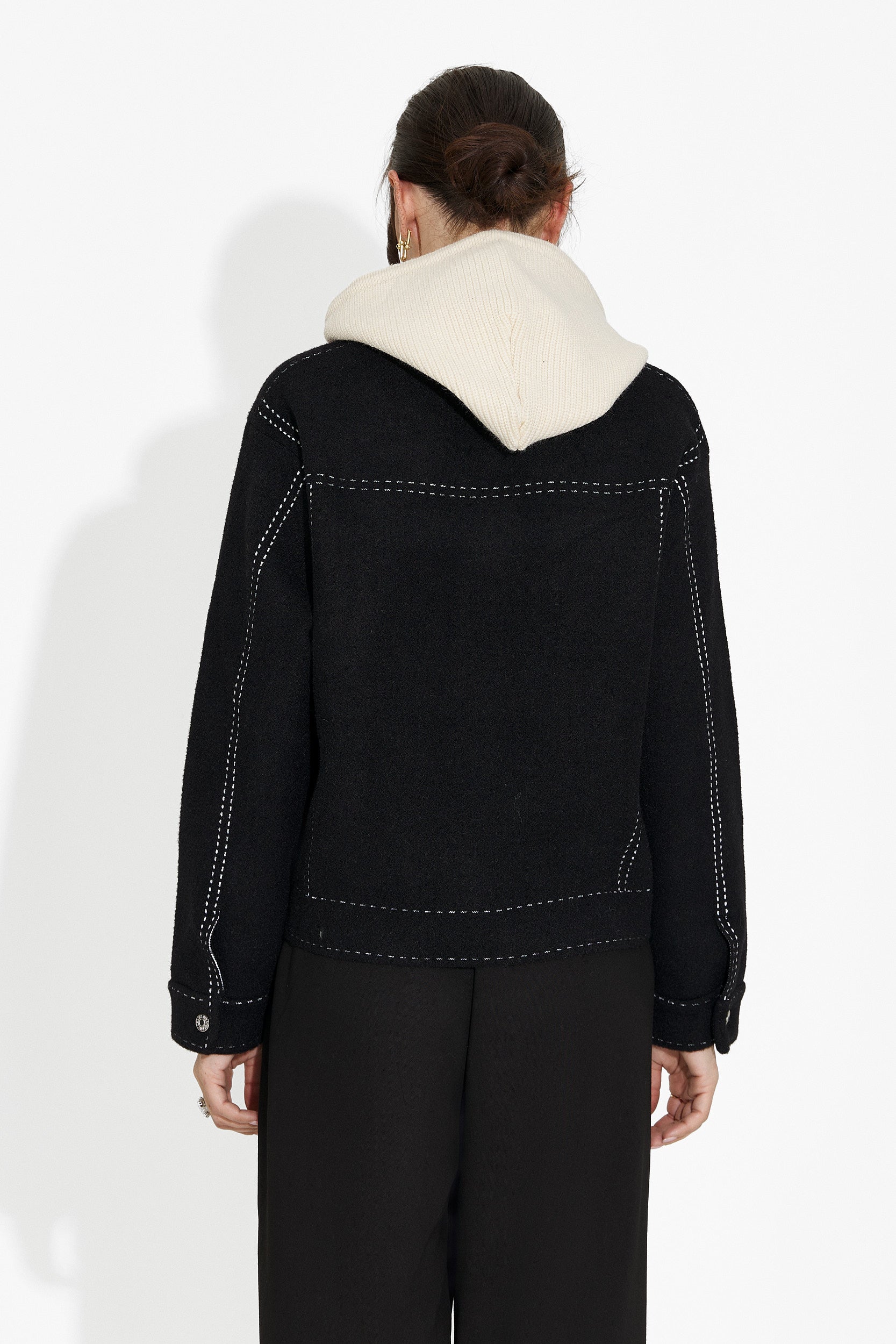 Női fekete alkalmi dzseki Mirtha Bogas