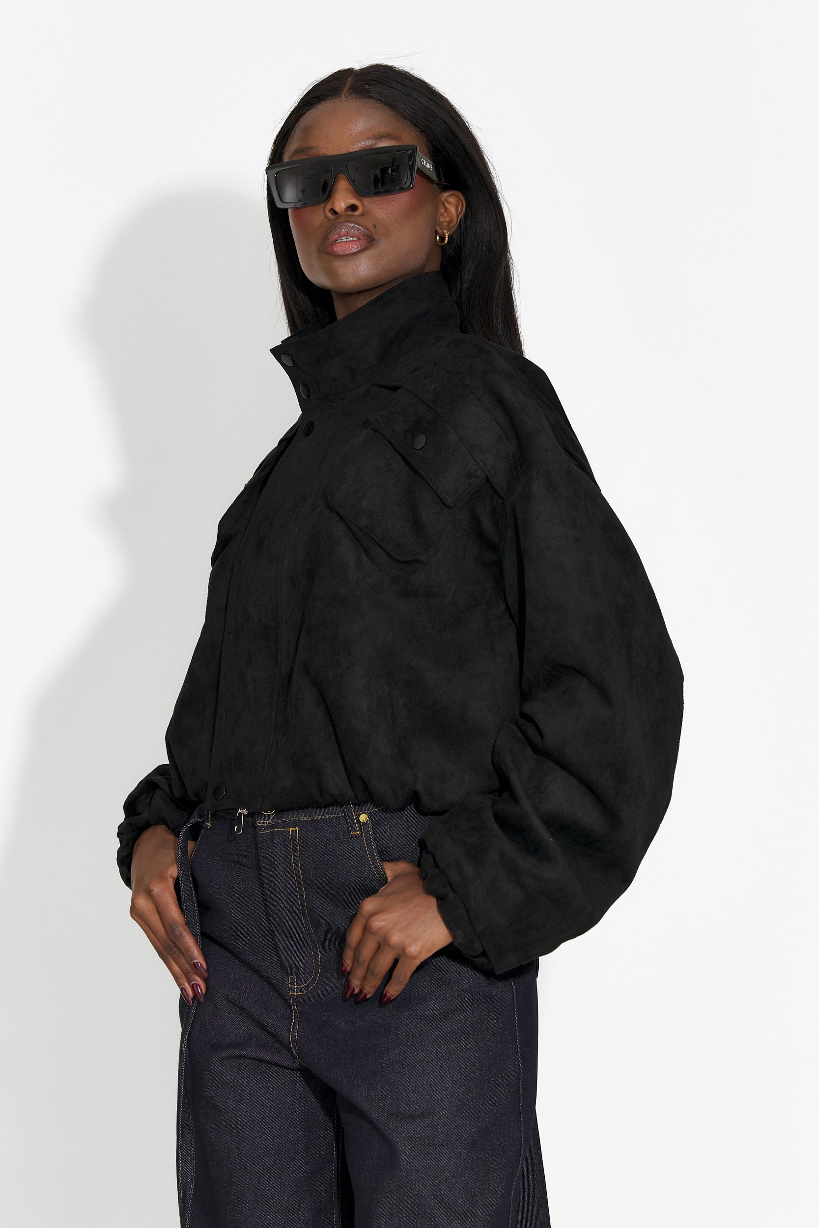 Trinidad Bogas Fekete Hétköznapi Női Dzseki