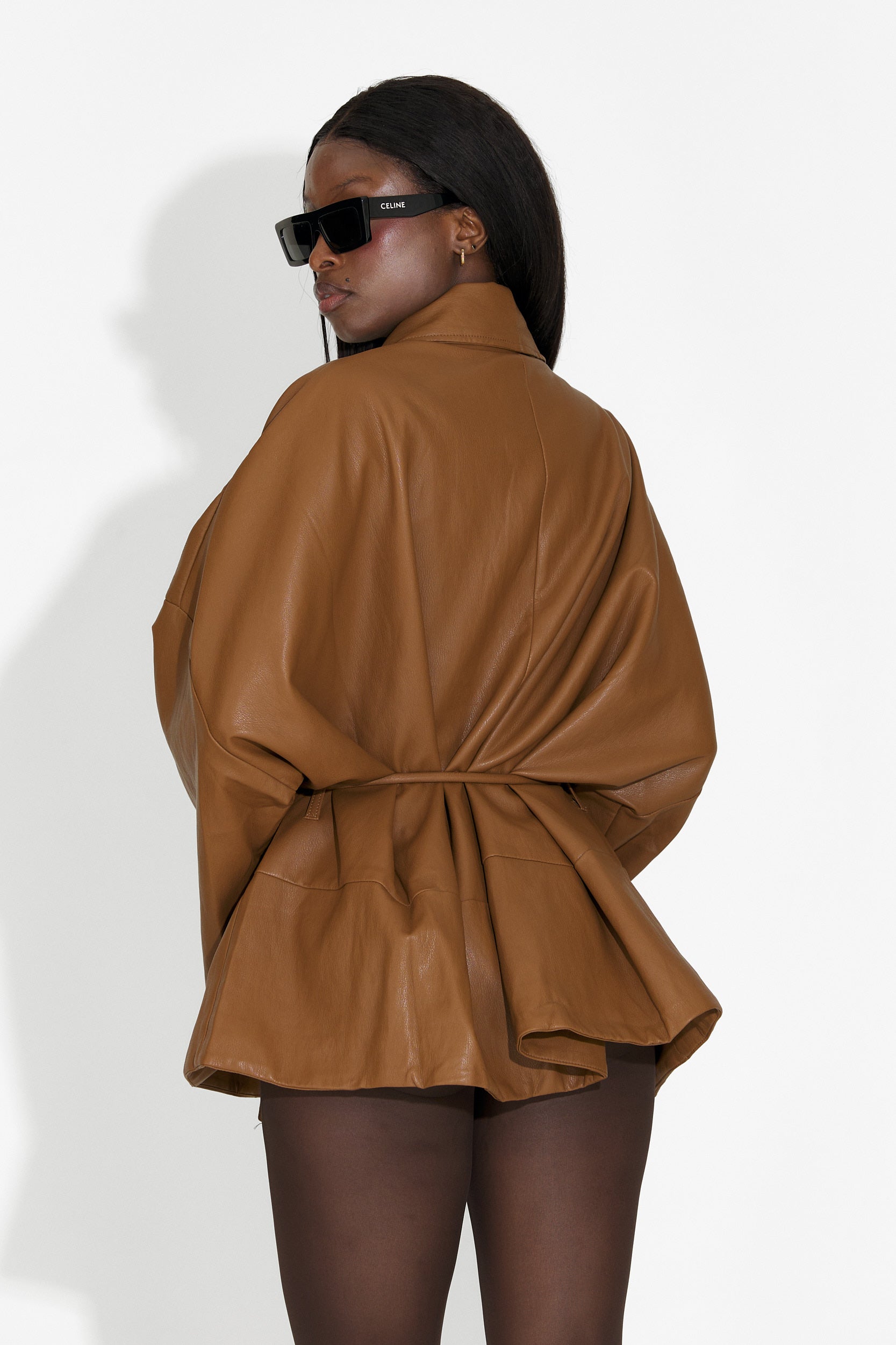 Wandia Bogas elegáns tengerkék női dzseki