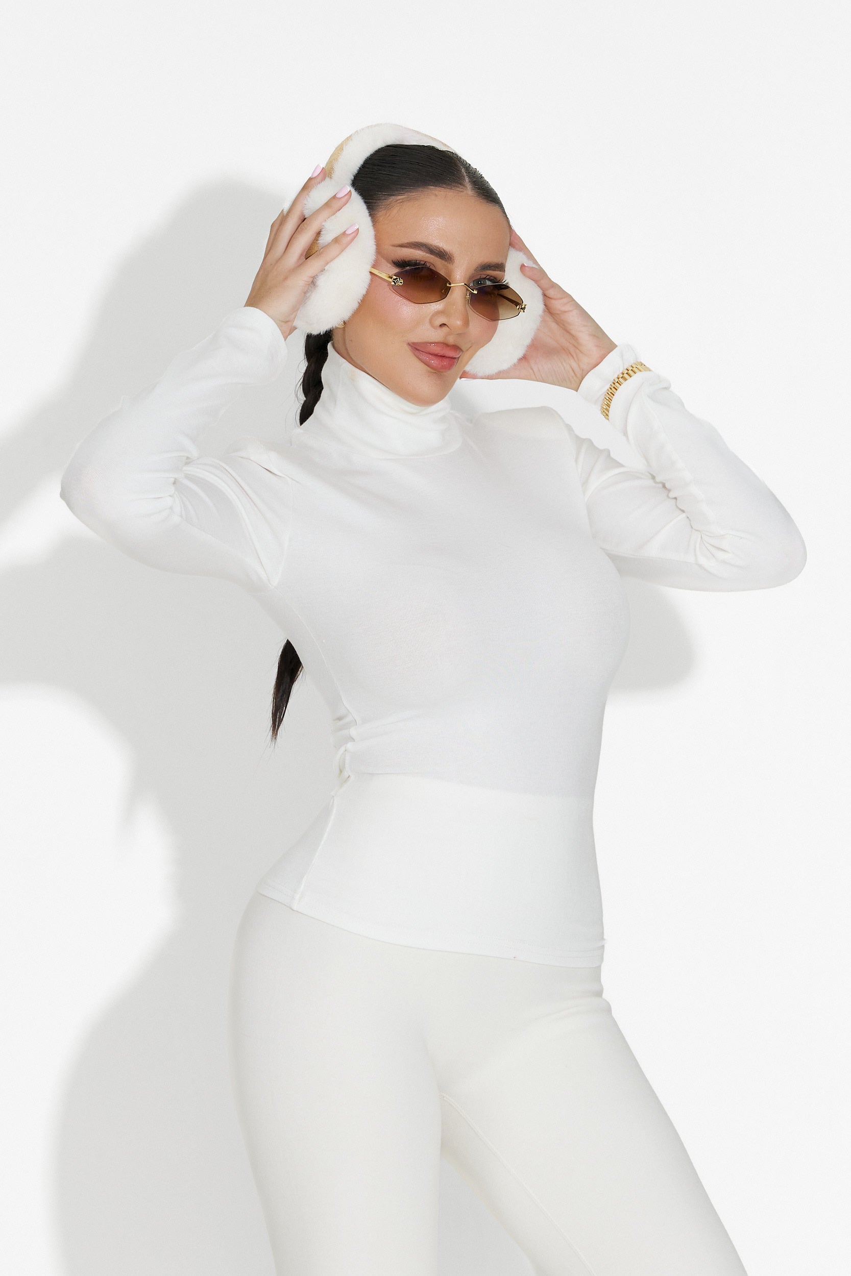 Oziana Bogas Casual Fehér Női Kézitáska