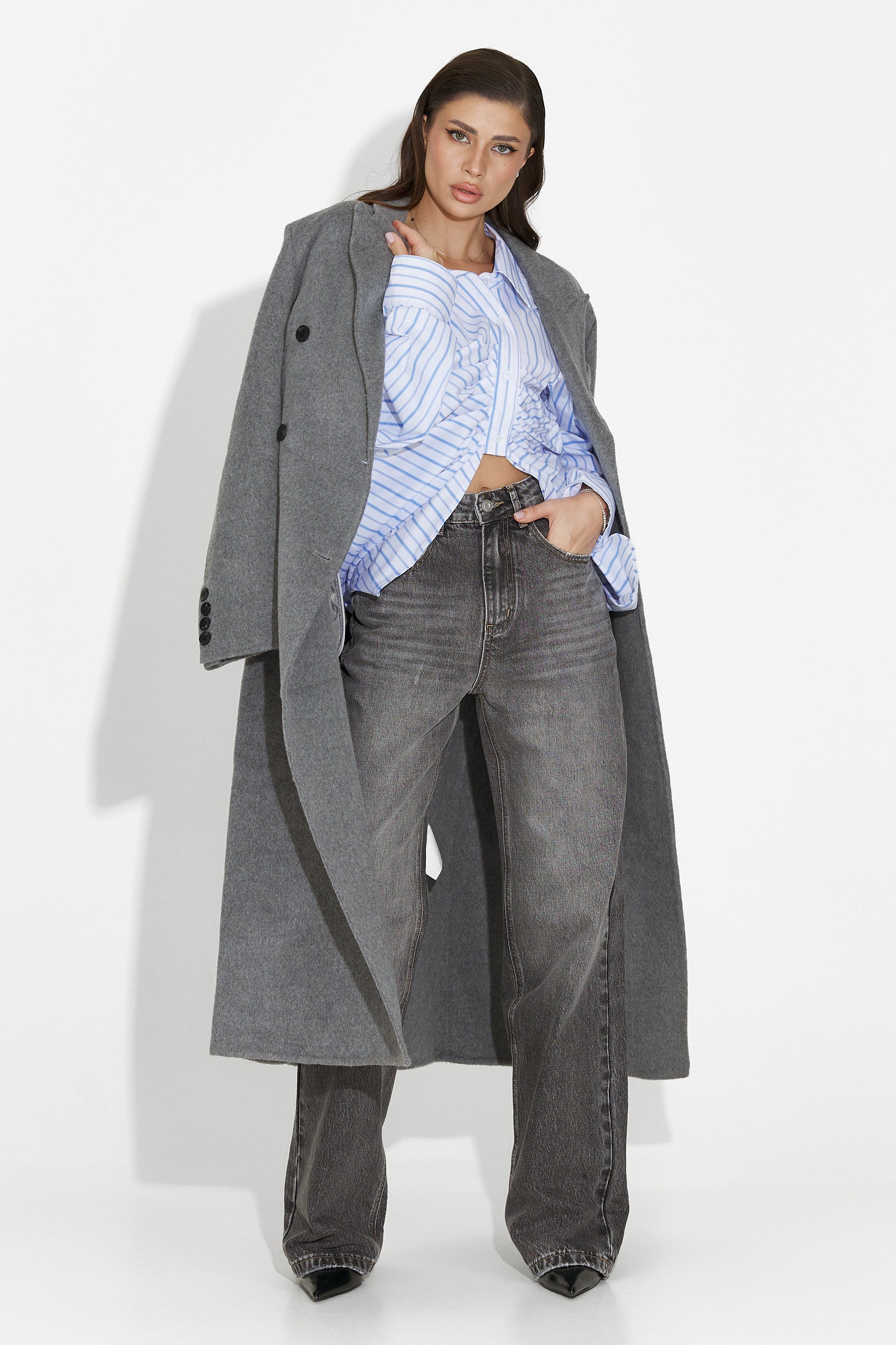 Voncile Bogas Hétköznapi Fehér Női Ing