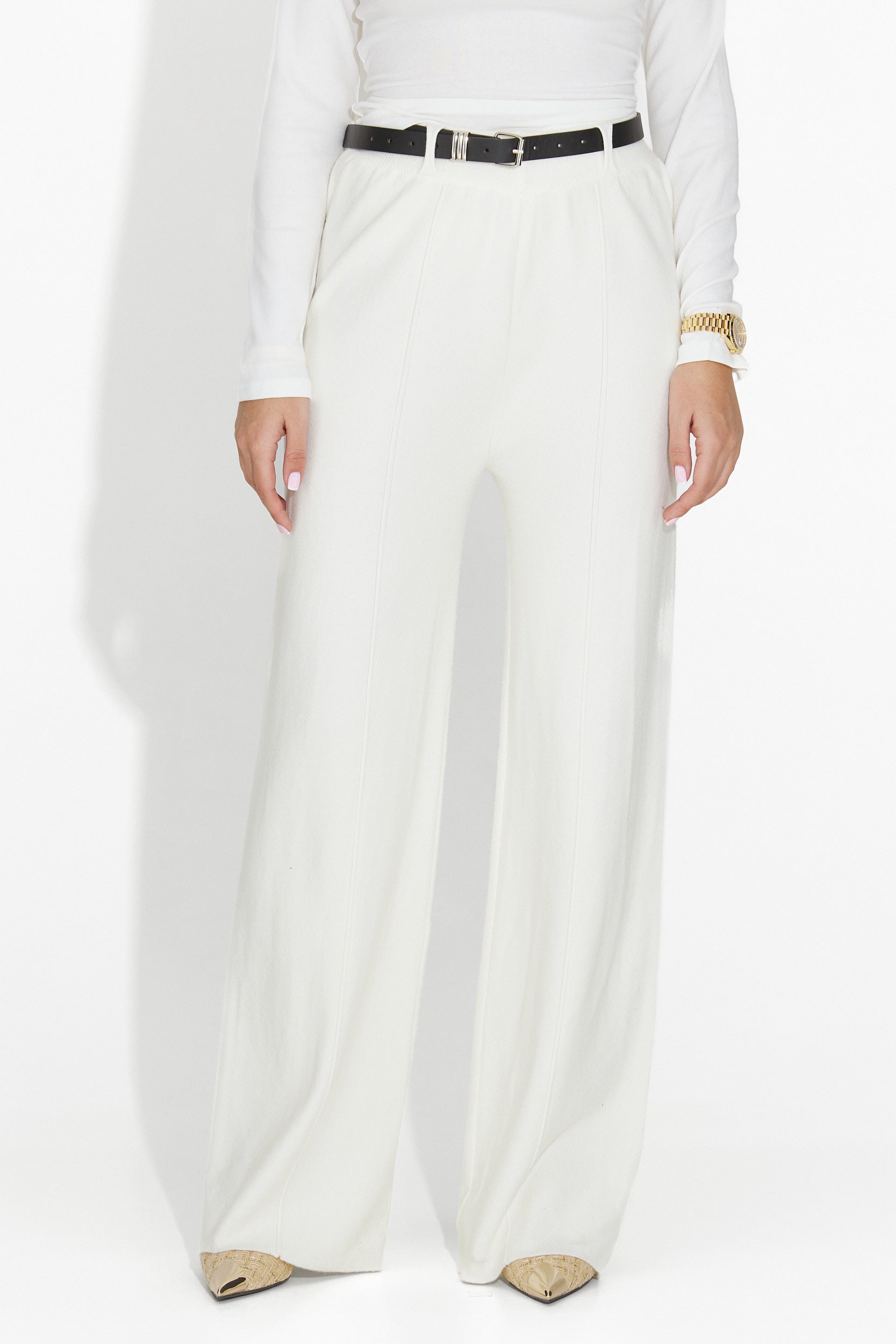 Beige Hétköznapi Női Nadrág Pietrina Bogas