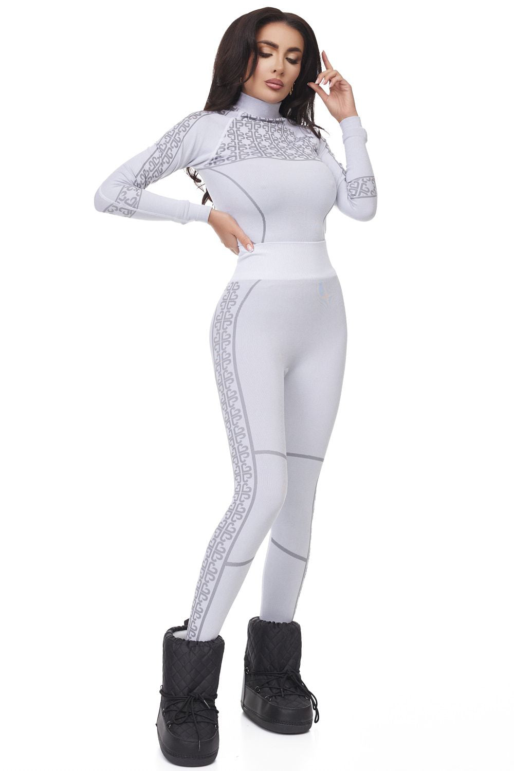 Desya Bogas Kényelmes Szürke Női Nadrág