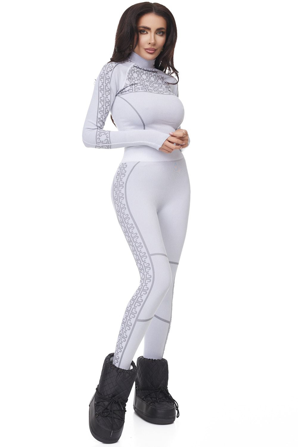 Desya Bogas Kényelmes Szürke Női Nadrág