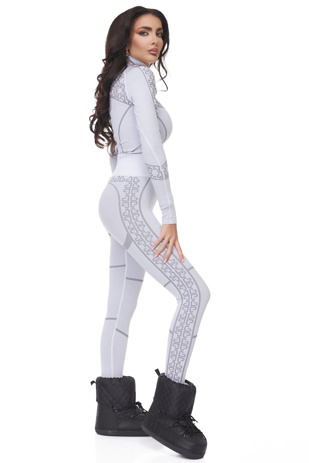 Desya Bogas Kényelmes Szürke Női Nadrág