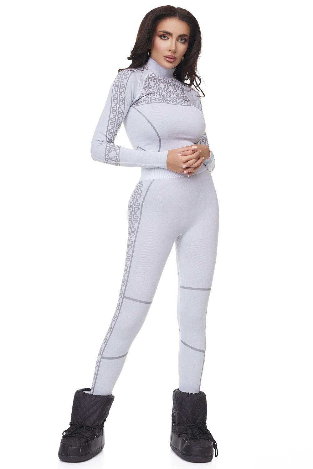 Desya Bogas Kényelmes Szürke Női Nadrág