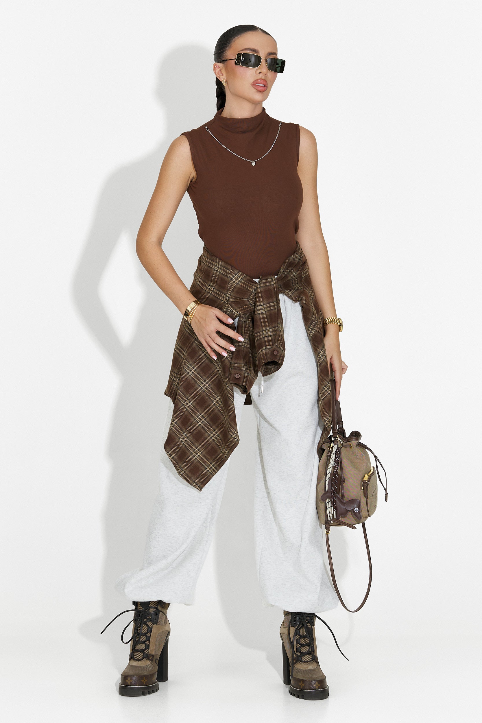 Isoria Bogas Kényelmes Szürke Női Nadrág