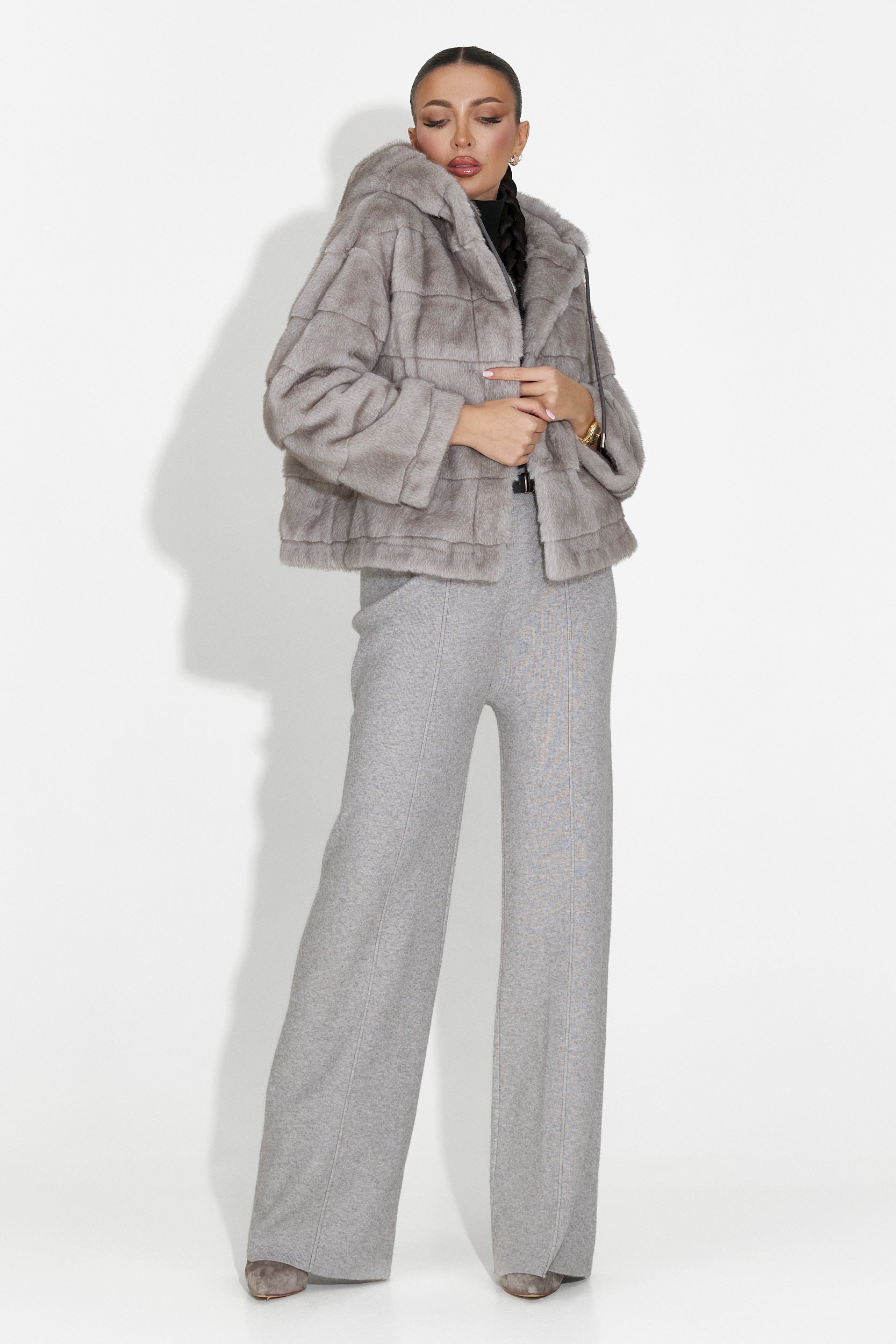 Pietrina Bogas Alkalmi Szürke Női Nadrág