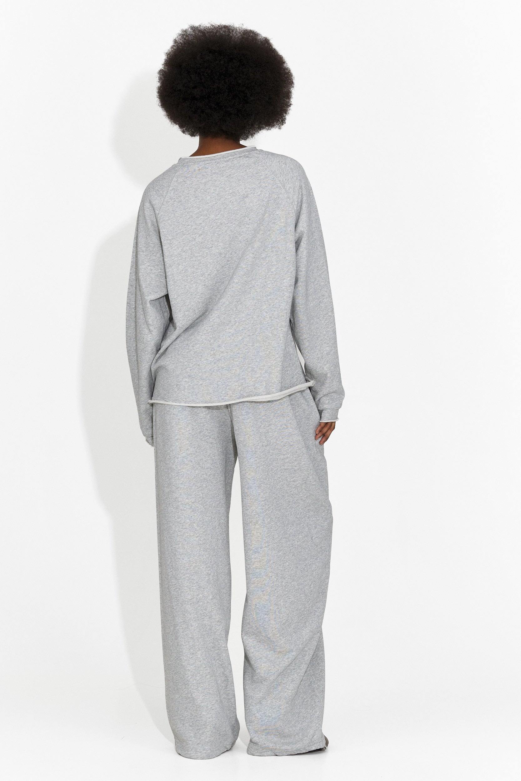 Szürke női hétköznapi nadrág Romela Bogas