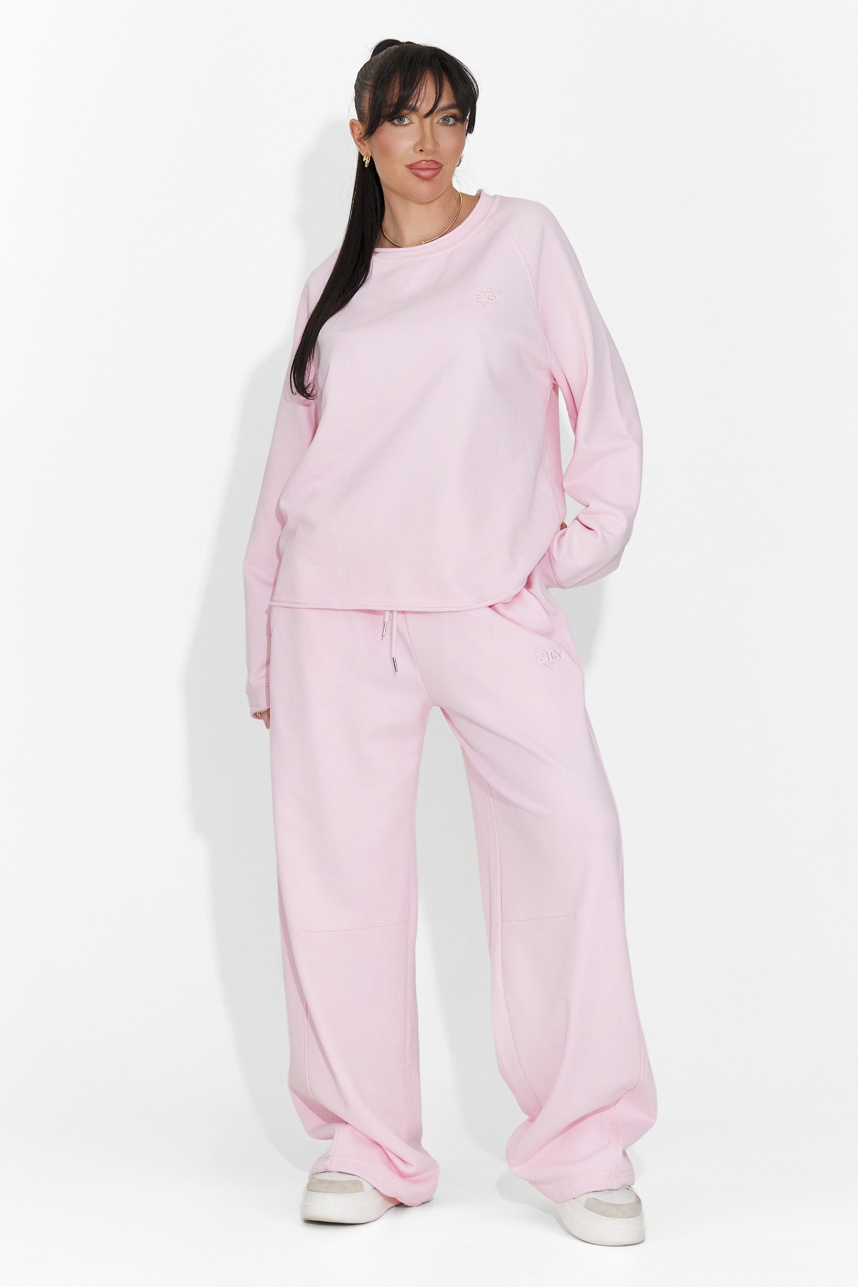 Női rózsaszín hétköznapi nadrág Romela Bogas