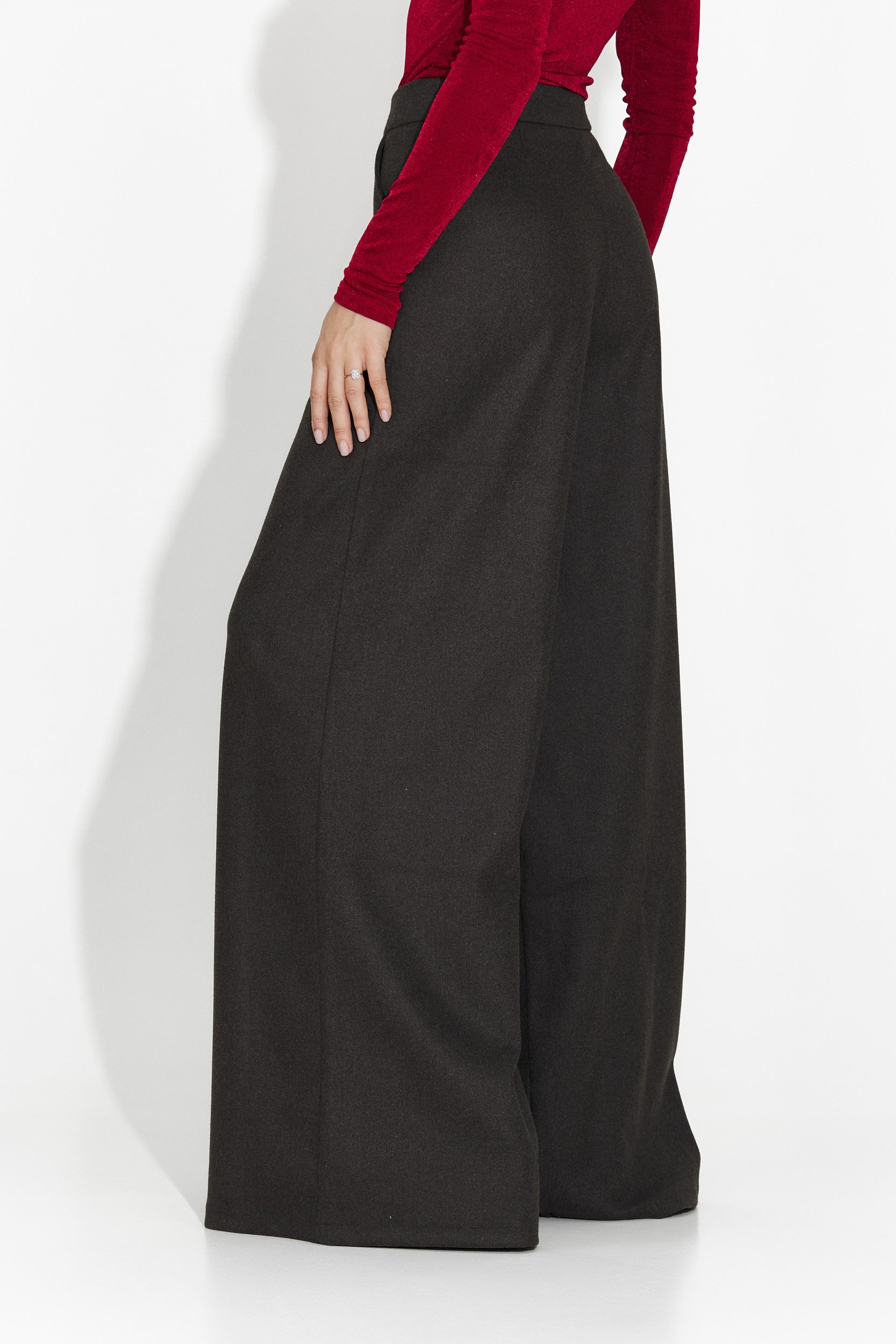 Velira Bogas Elegáns Szürke Női Nadrág