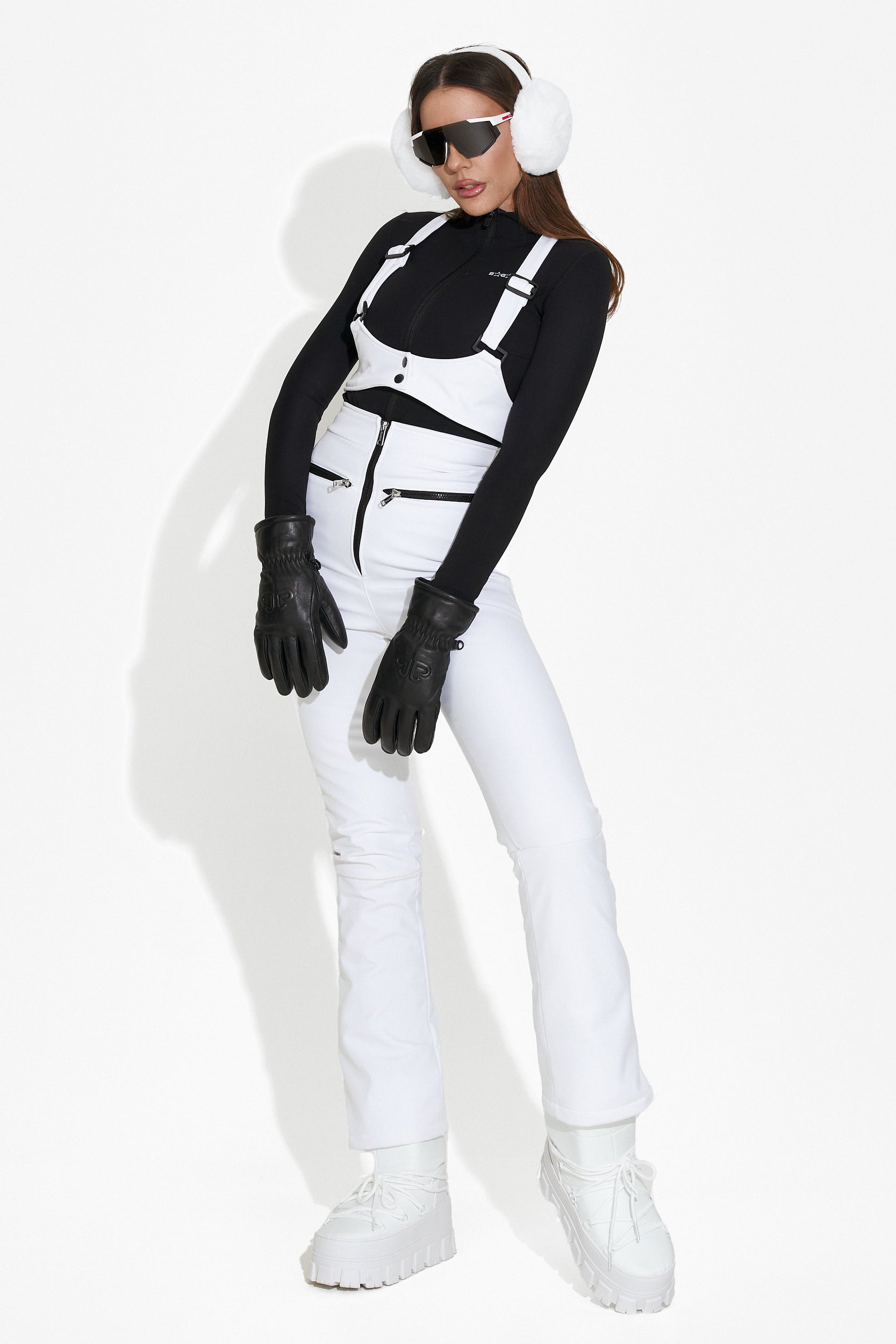 Fehér Női Sí Nadrág Glop Bogas