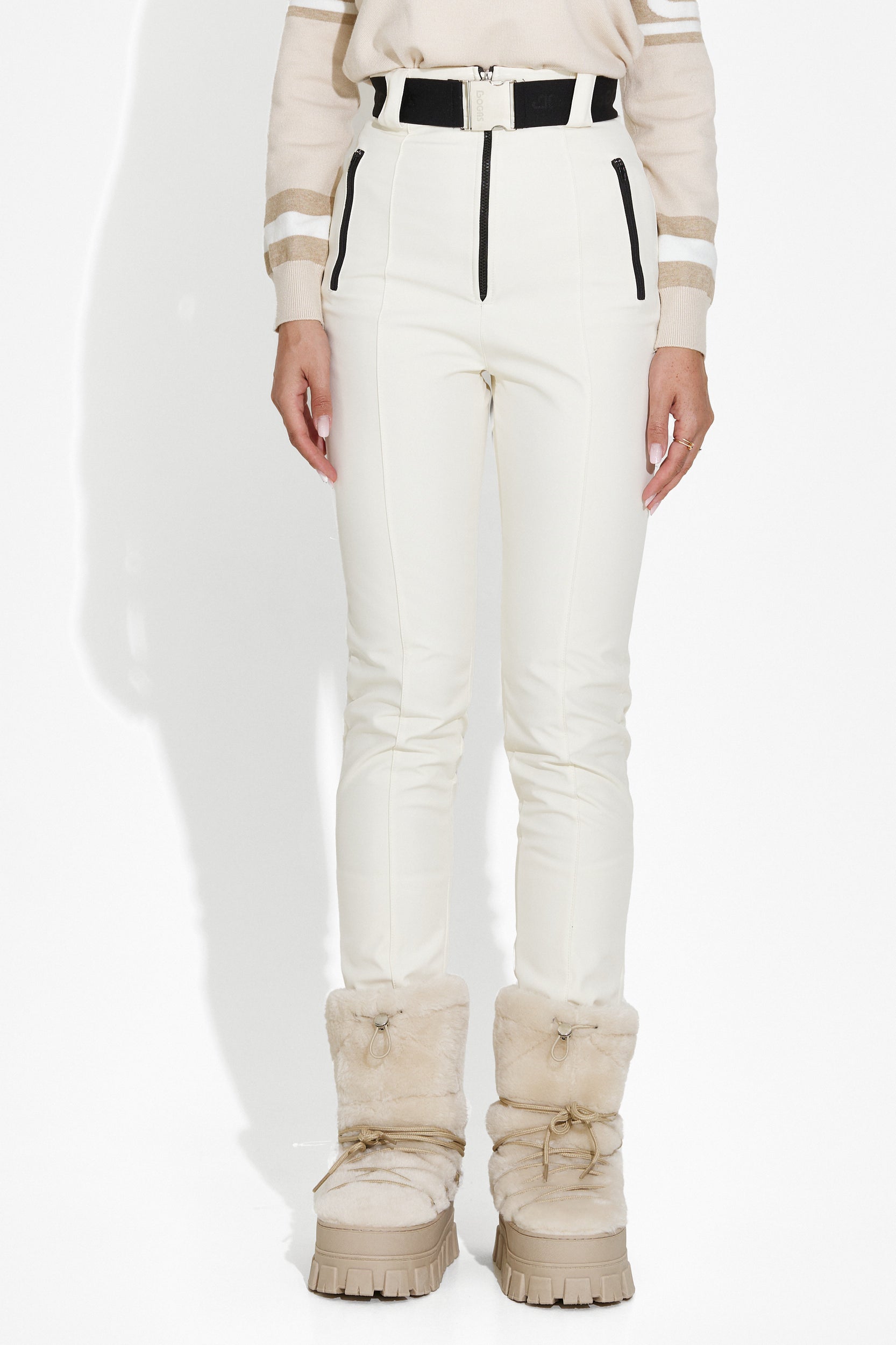 Fabbri Bogas Beige Sí Nadrág Nőknek