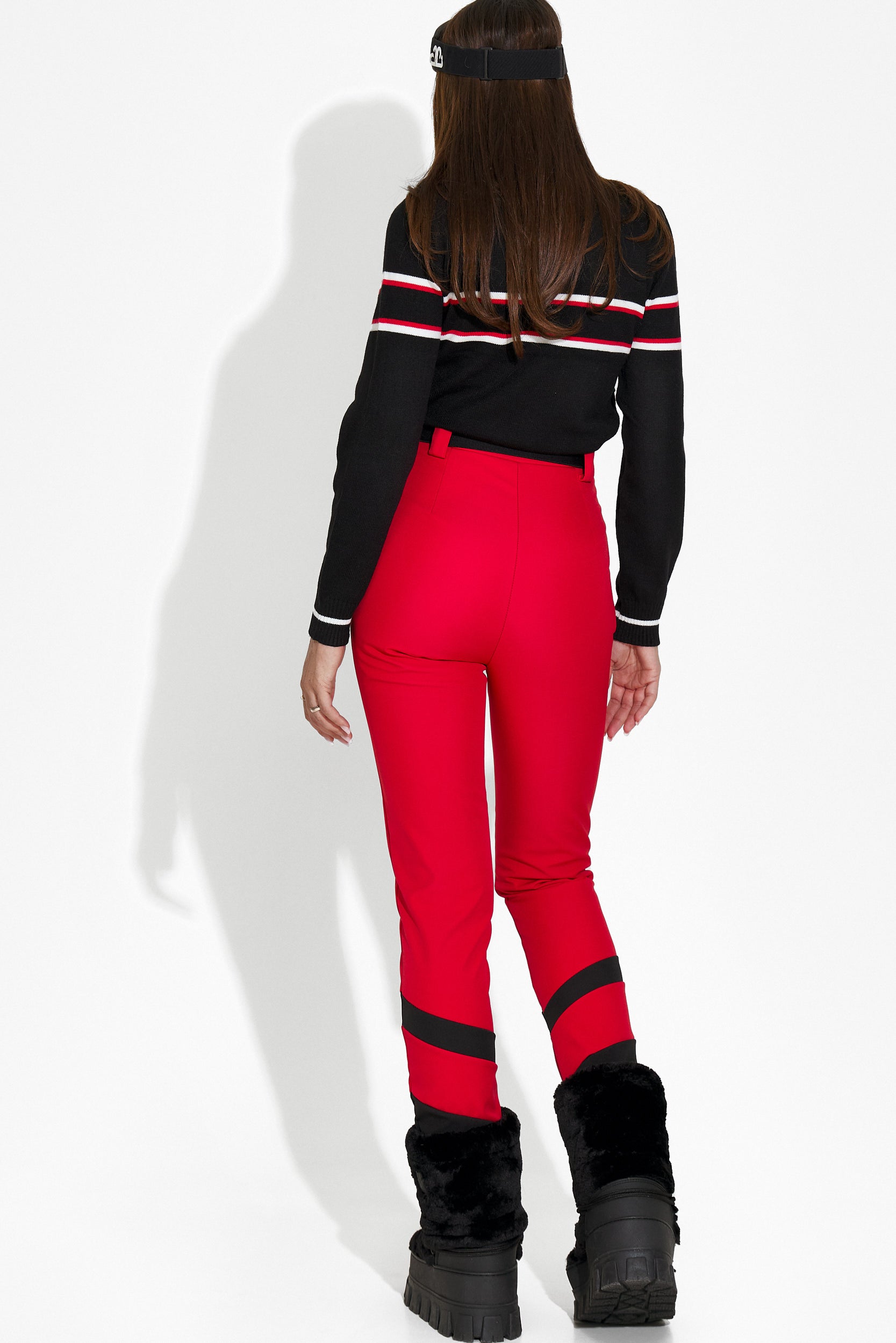 Lorya Bogas piros sí nadrág nőknek