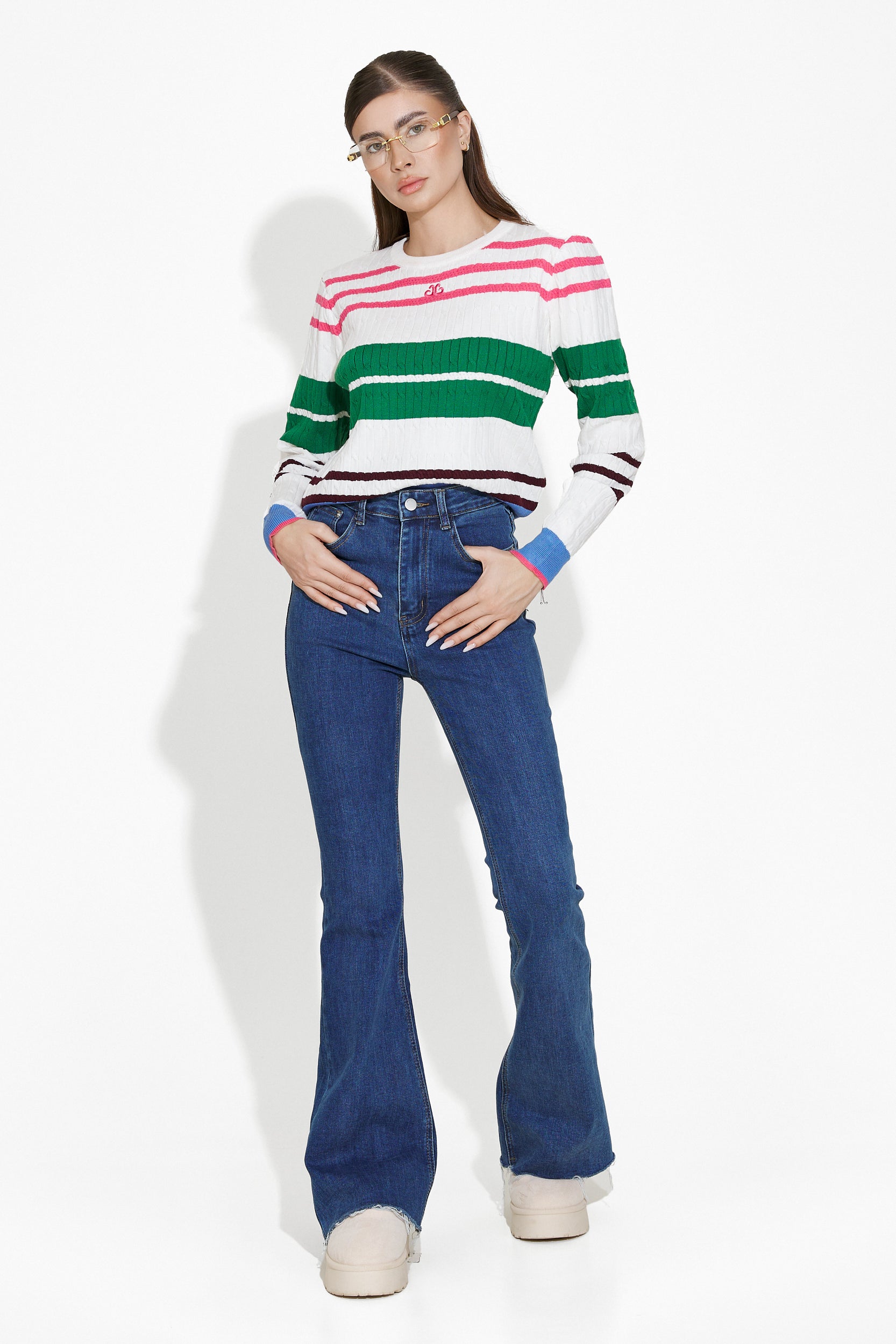 Fehér Női Pulóver Odores Bogas