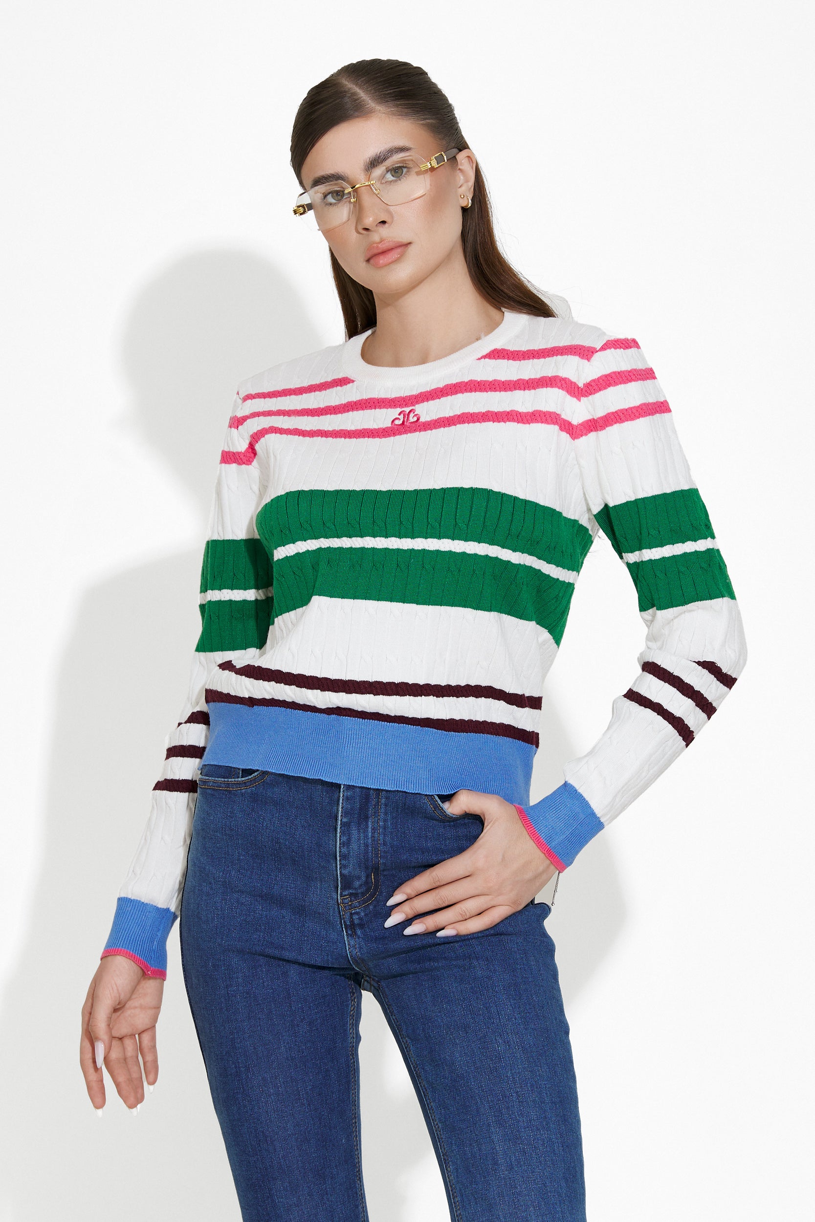 Fehér Női Pulóver Odores Bogas