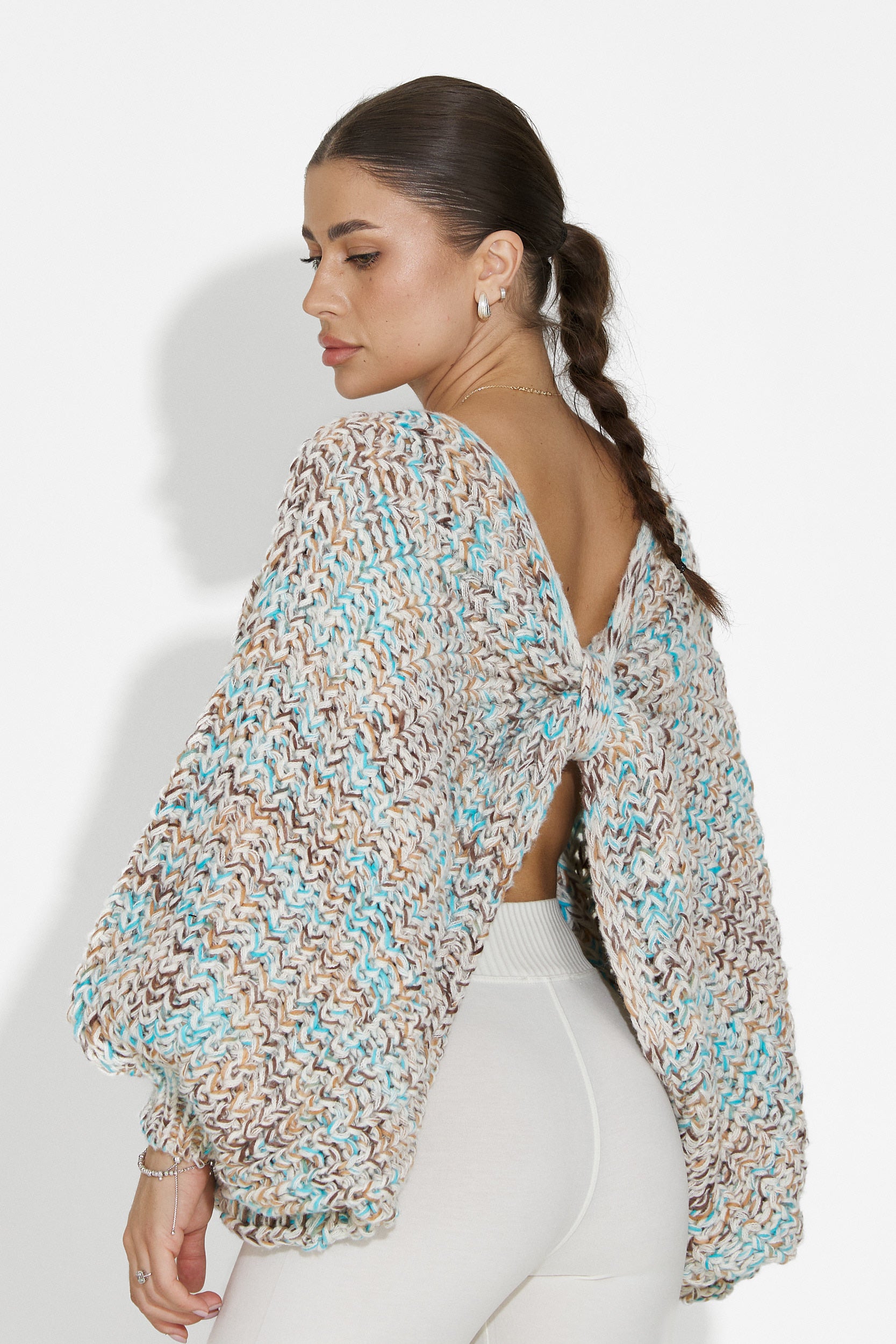 Miralis Bogas Kék Női Hétköznapi Pulóver