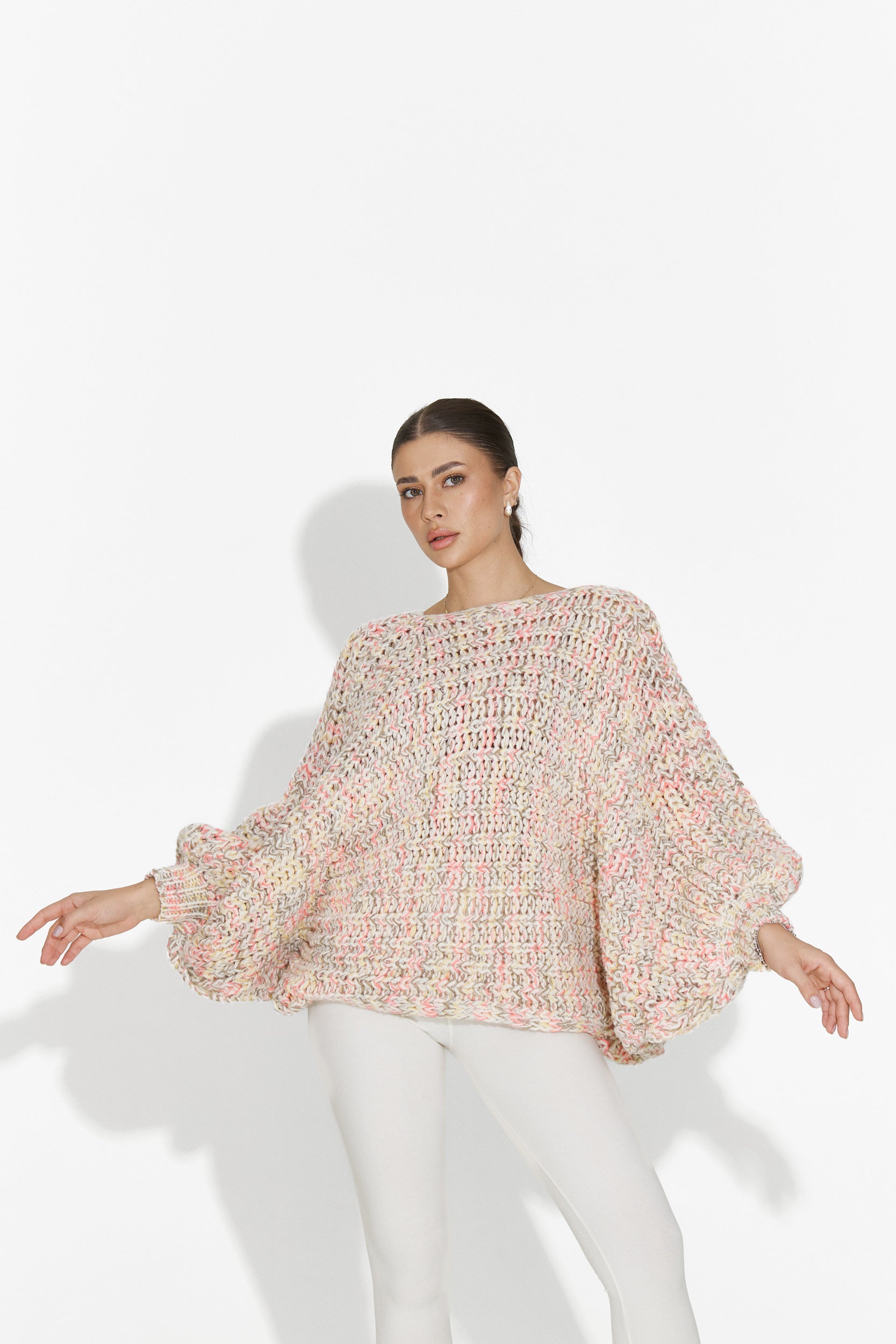 Miralis Bogas Lazac Rózsaszín Női Pulóver