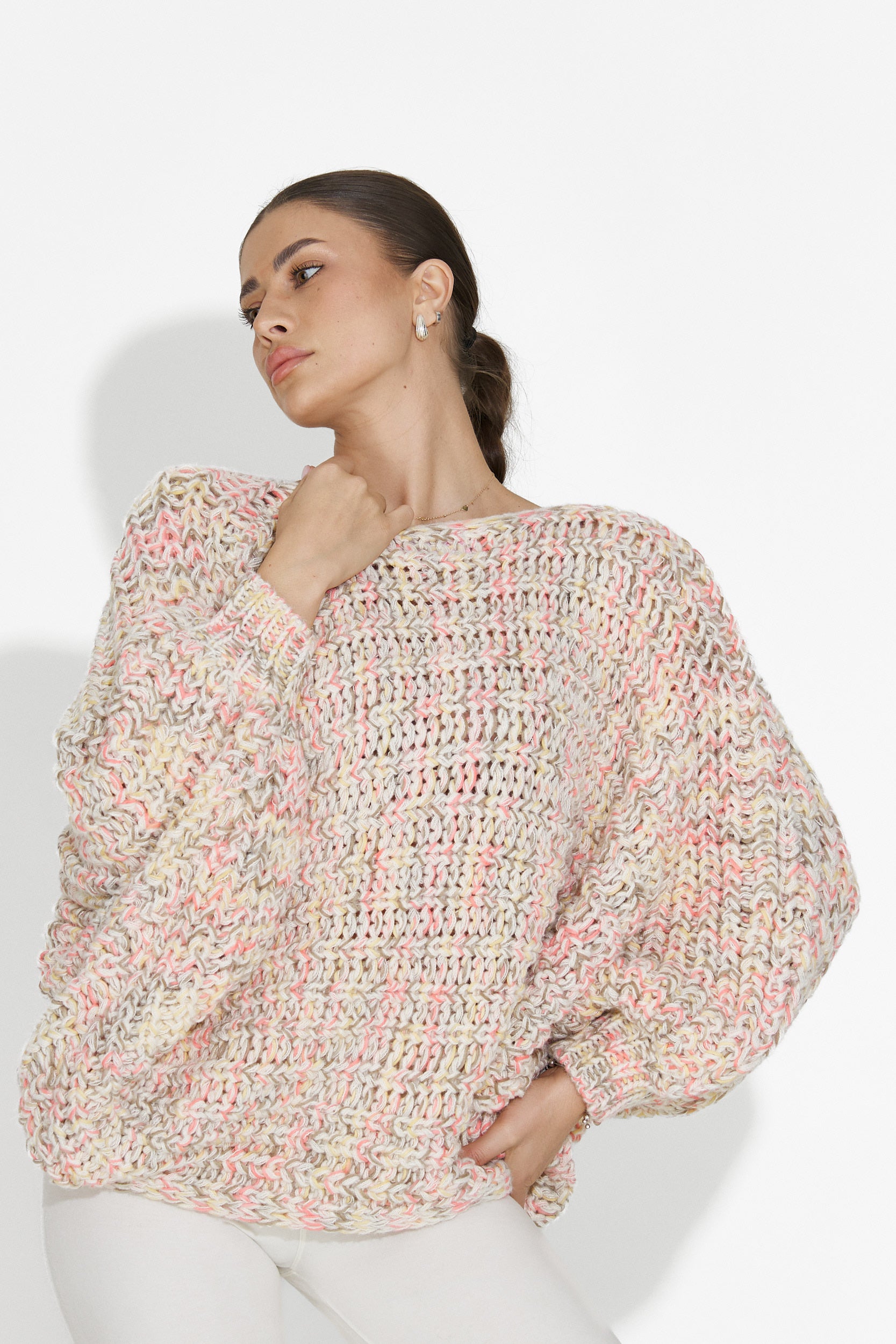 Miralis Bogas Lazac Rózsaszín Női Pulóver