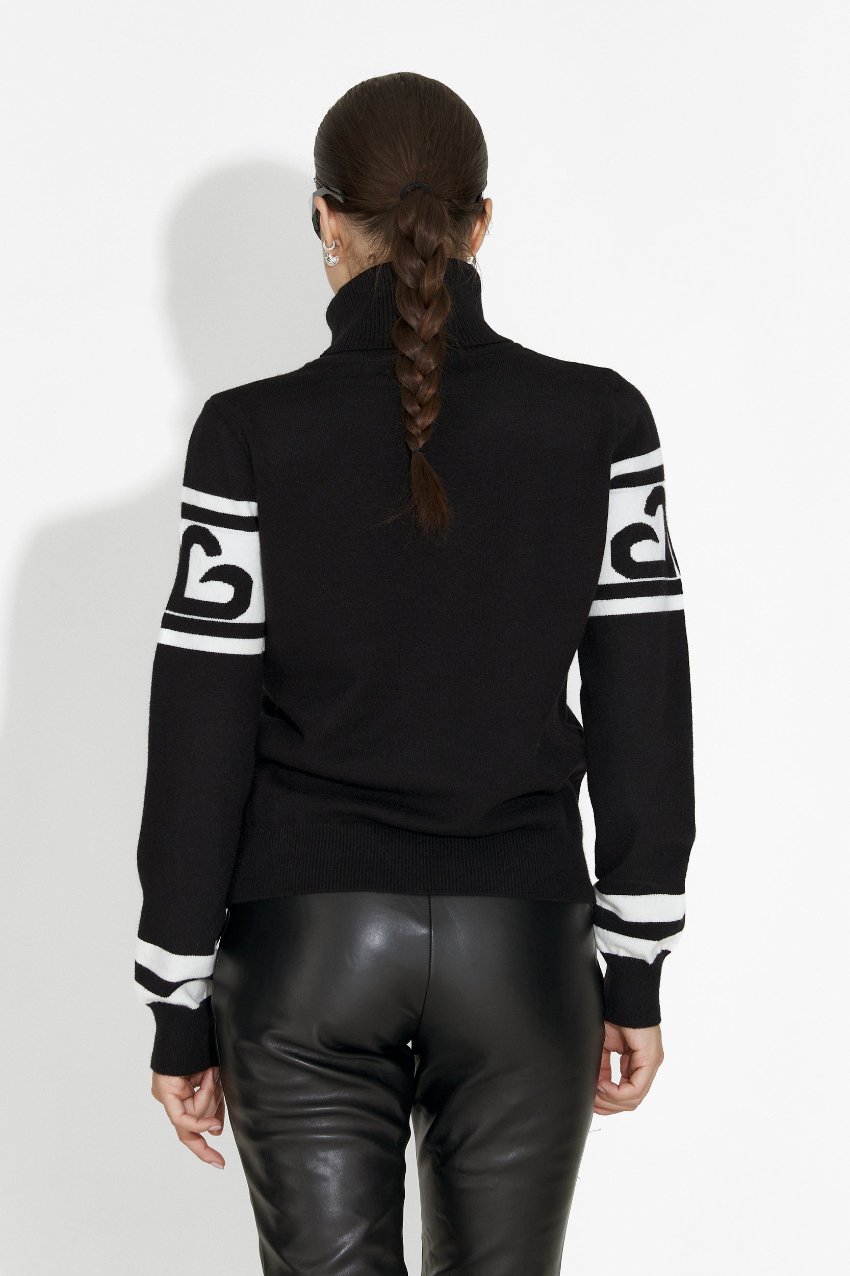 Delyra Bogas Fekete Női Sí Pulóver