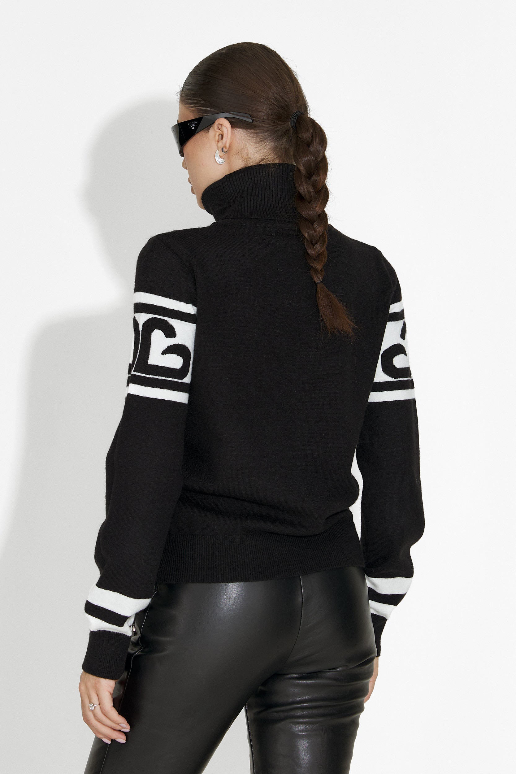 Delyra Bogas Fekete Női Sí Pulóver