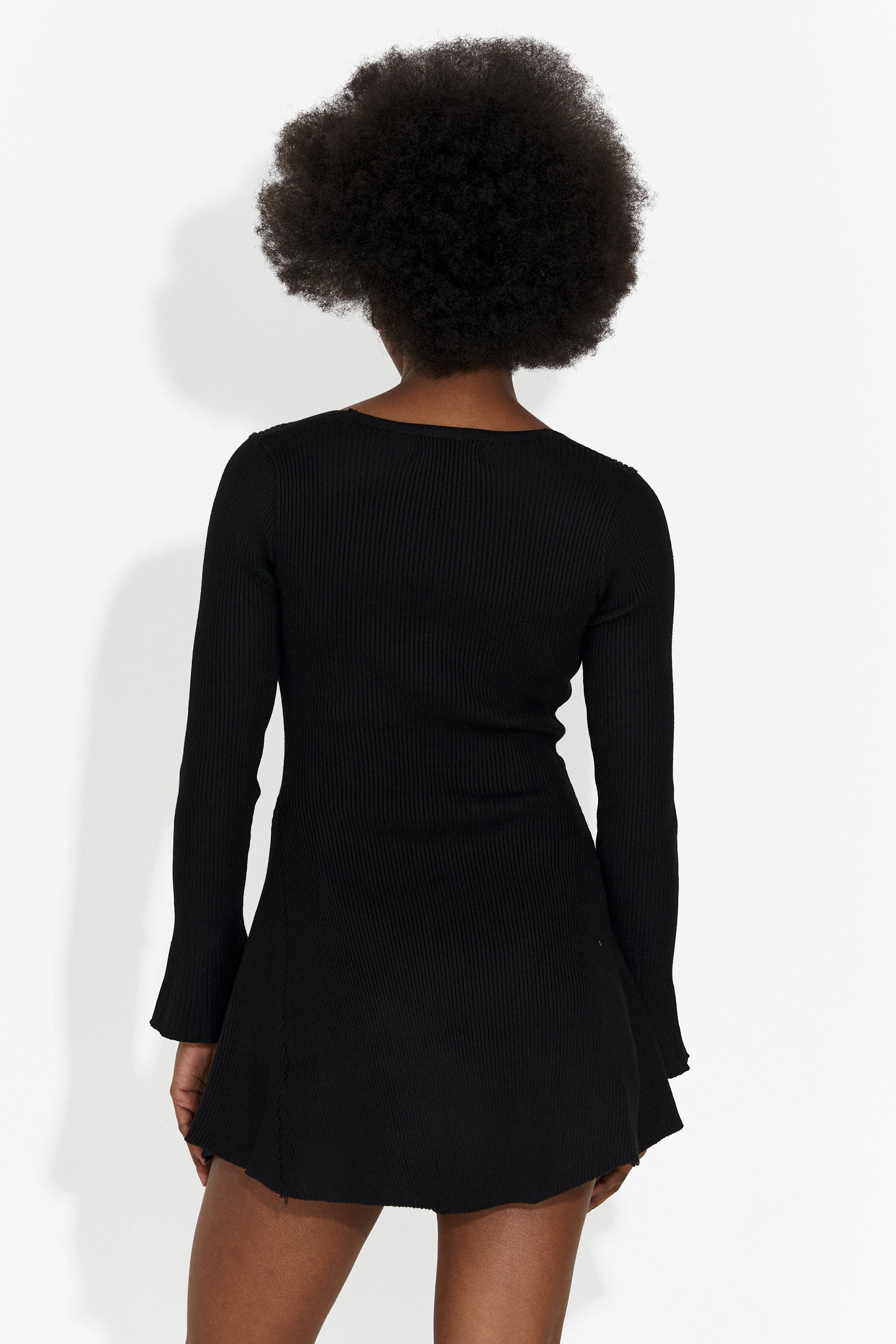 Női fekete hétköznapi ruha Nesie Bogas