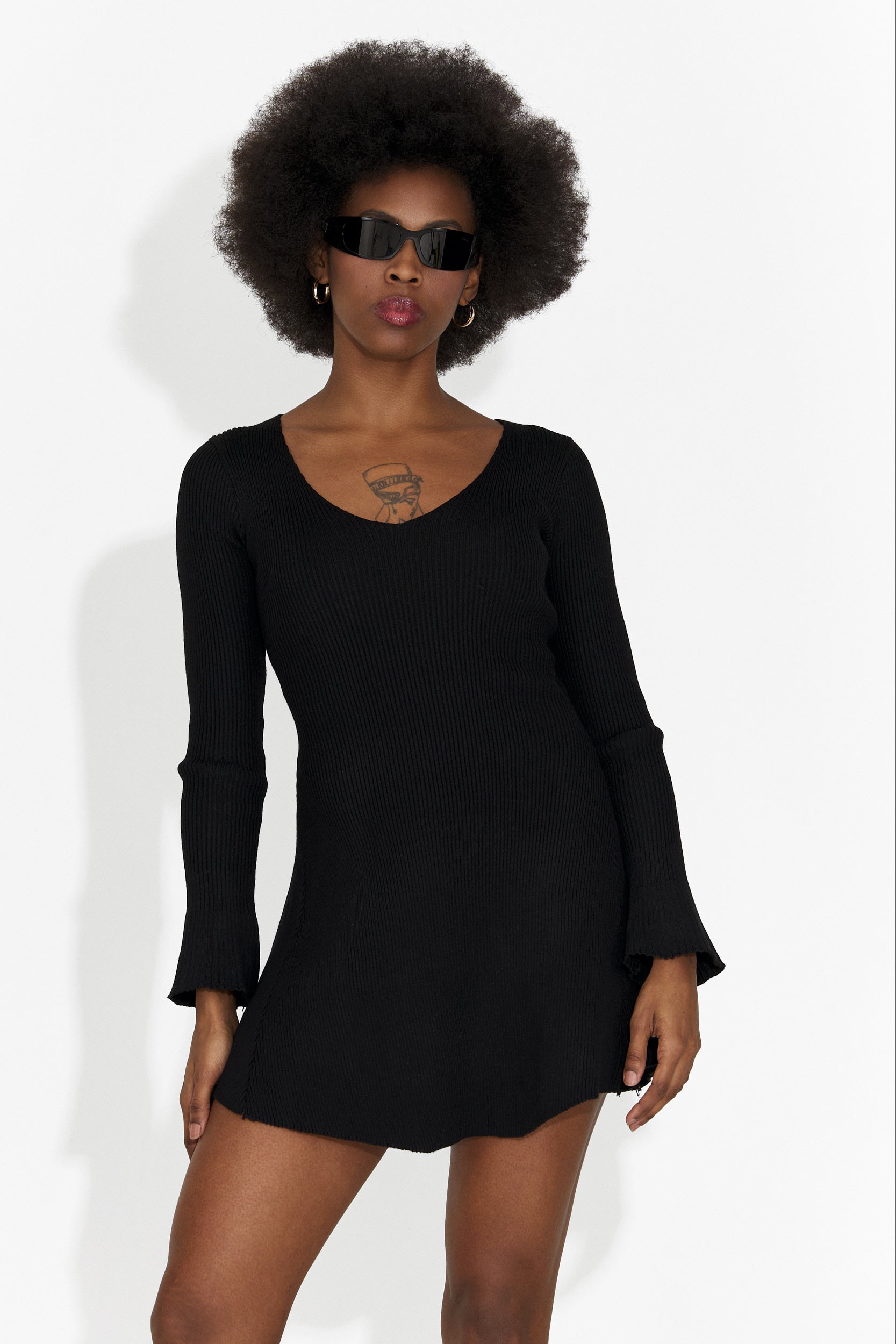 Női fekete hétköznapi ruha Nesie Bogas