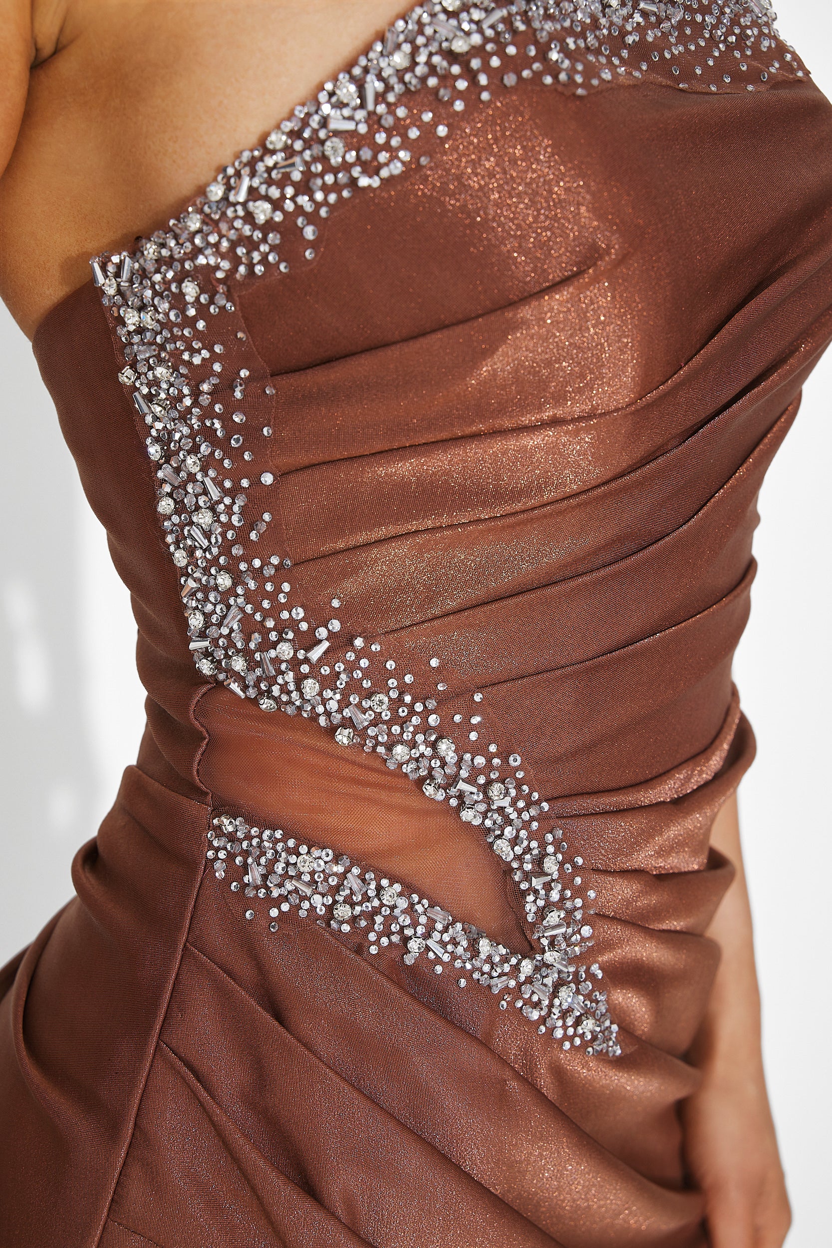 Vonie Bogas Hosszú Barna Női Ruha