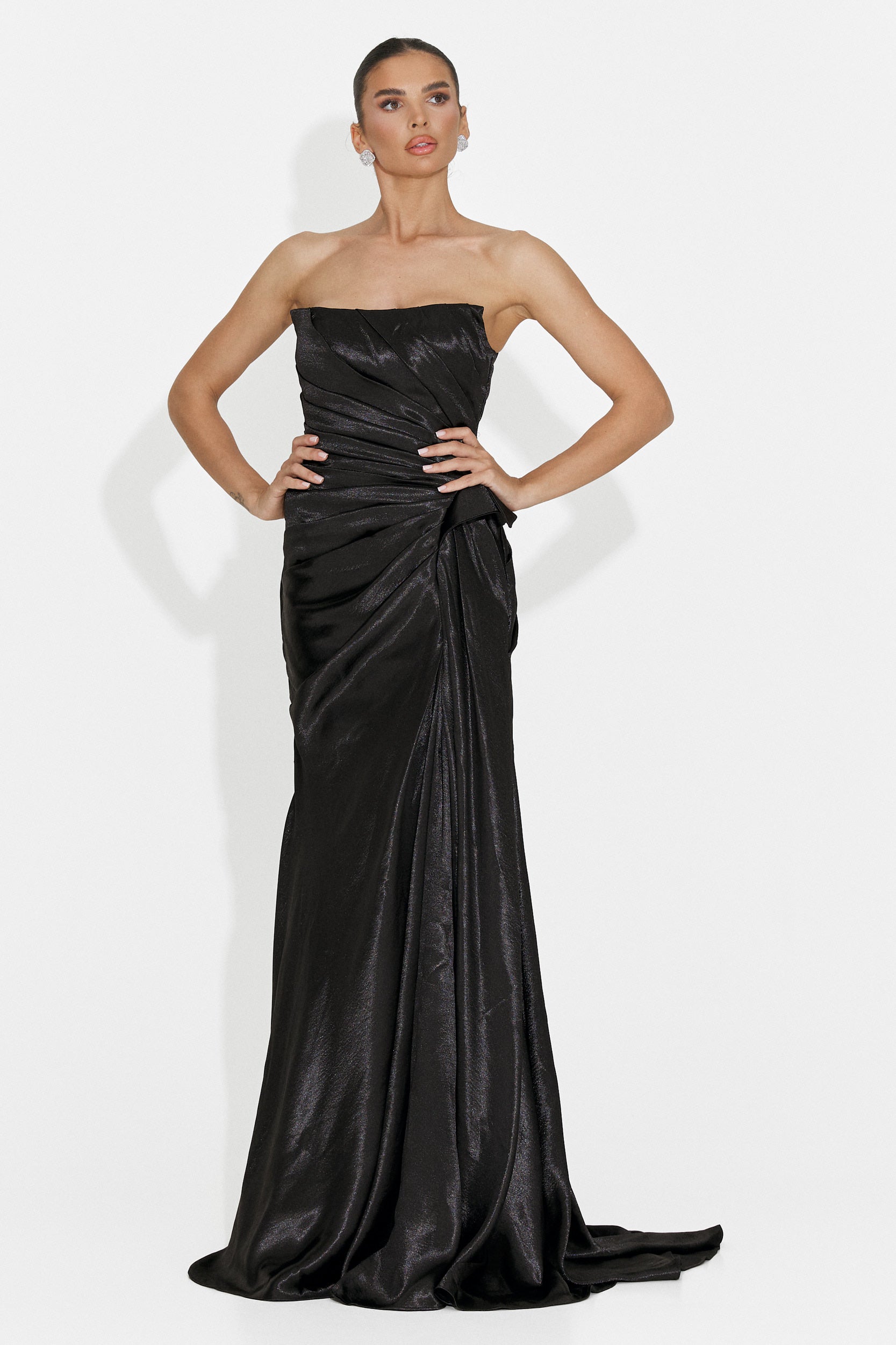 Rochie dama lunga neagra Fischer Bogas
